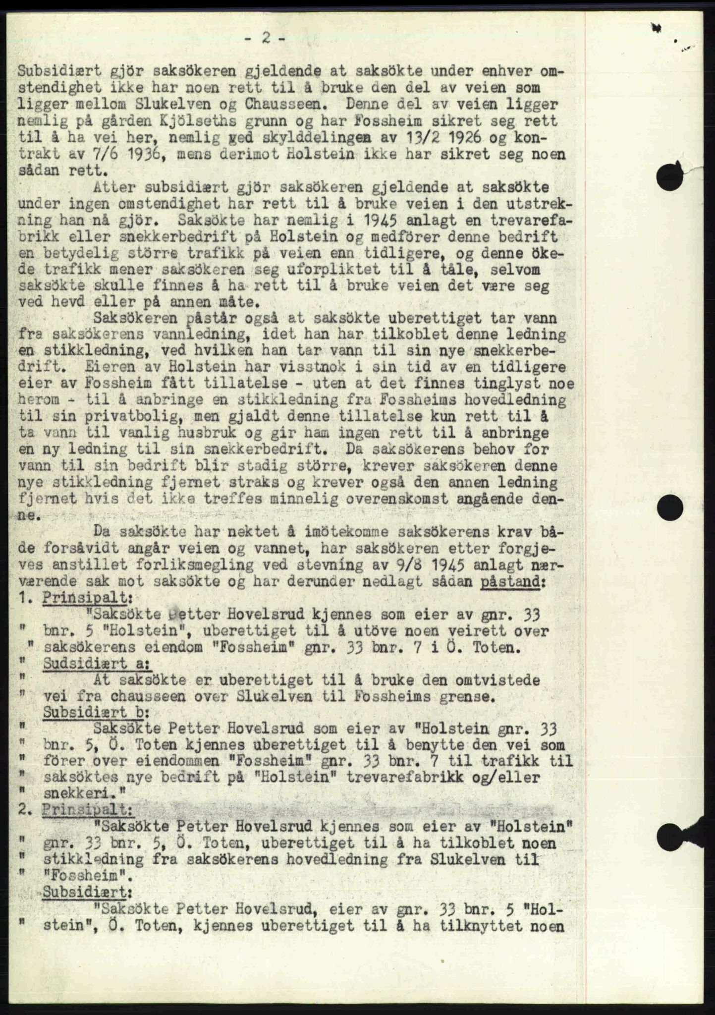Toten tingrett, SAH/TING-006/H/Hb/Hbc/L0020: Mortgage book no. Hbc-20, 1948-1948, Diary no: : 1648/1948
