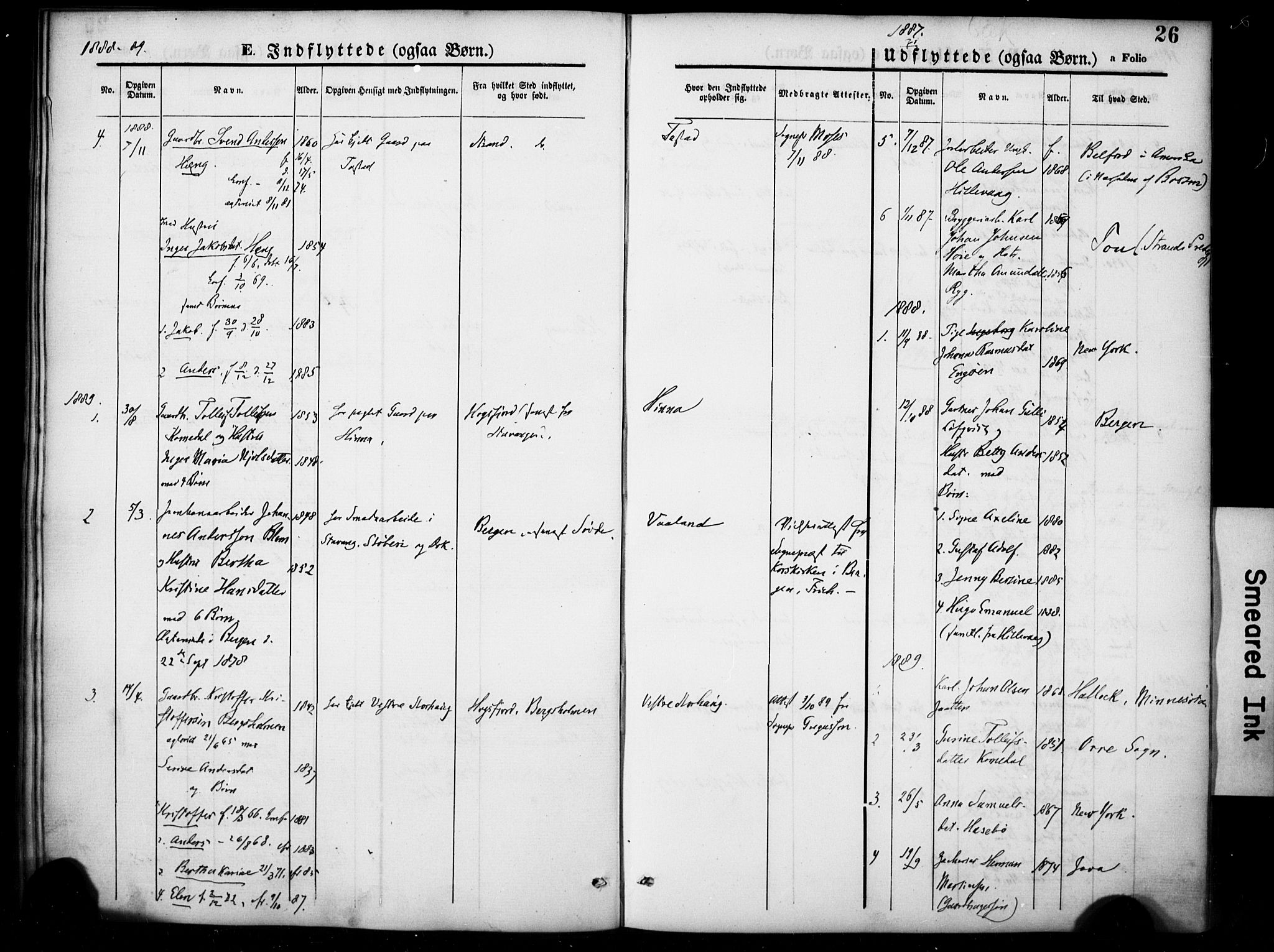 Hetland sokneprestkontor, AV/SAST-A-101826/30/30BA/L0007: Parish register (official) no. A 7, 1870-1924, p. 26