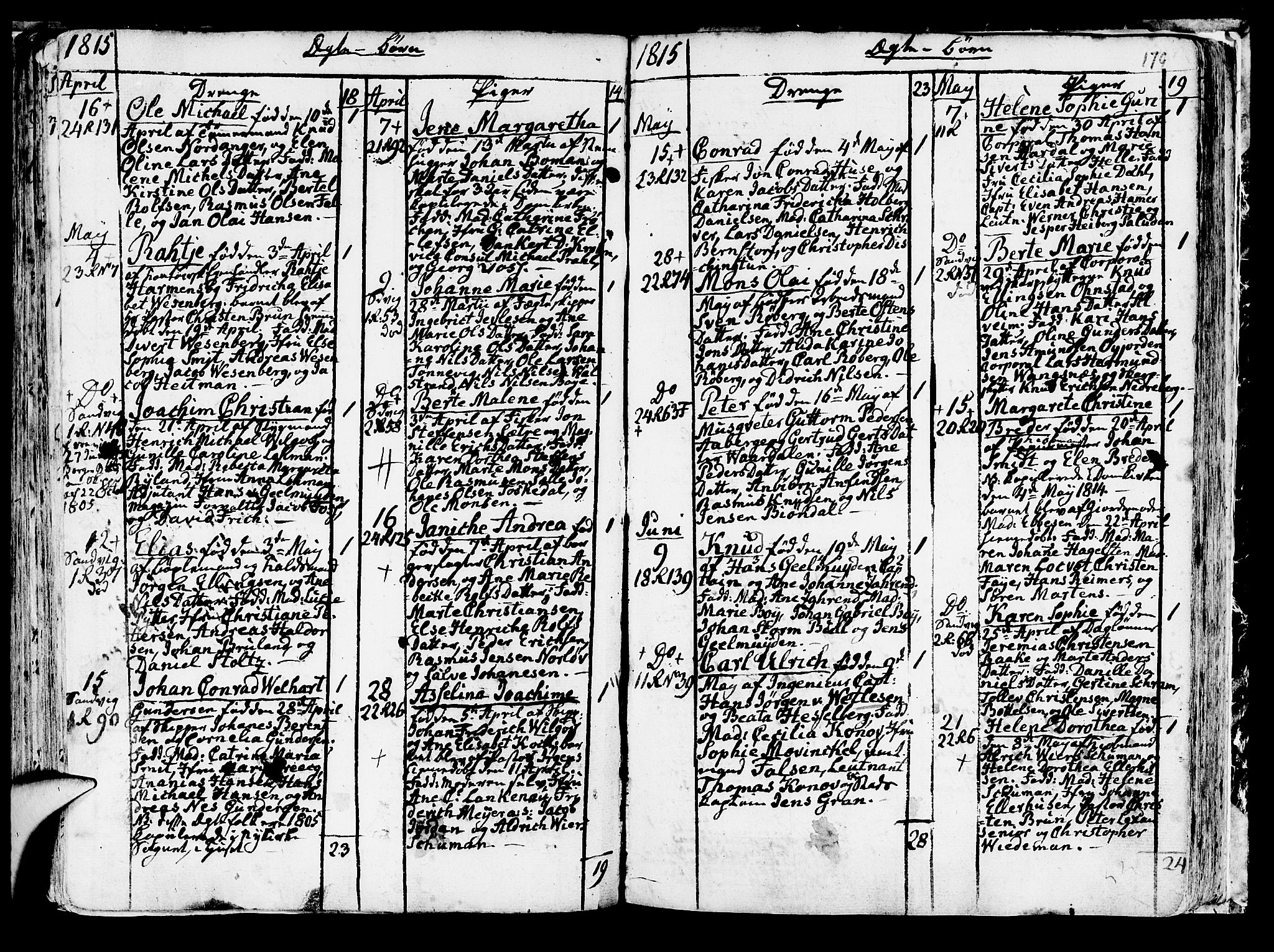 Korskirken sokneprestembete, SAB/A-76101/H/Haa/L0006: Parish register (official) no. A 6, 1790-1820, p. 179