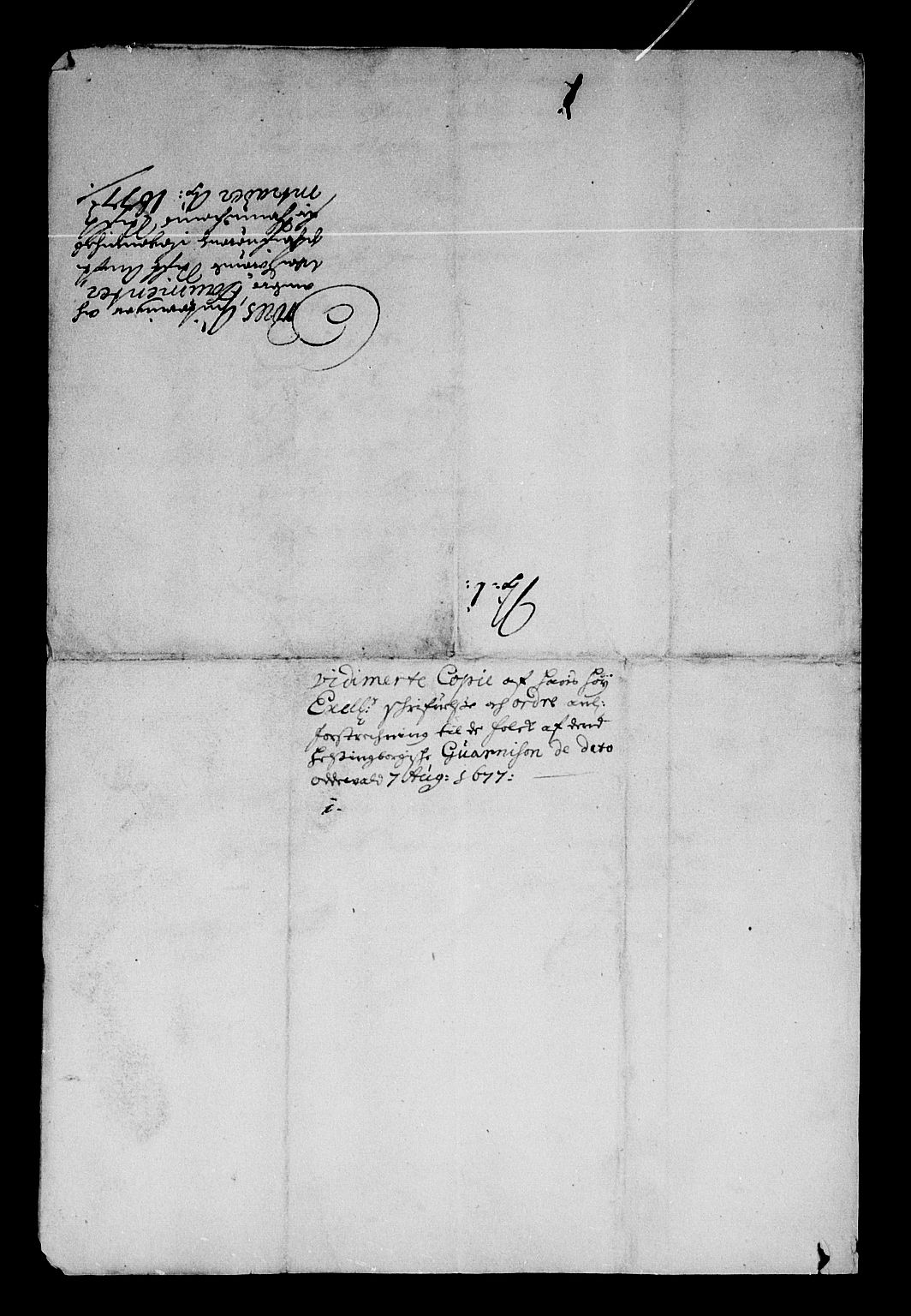 Rentekammeret inntil 1814, Reviderte regnskaper, Stiftamtstueregnskaper, Trondheim stiftamt og Nordland amt, RA/EA-6044/R/Re/L0049: Trondheim stiftamt og Nordland amt, 1677