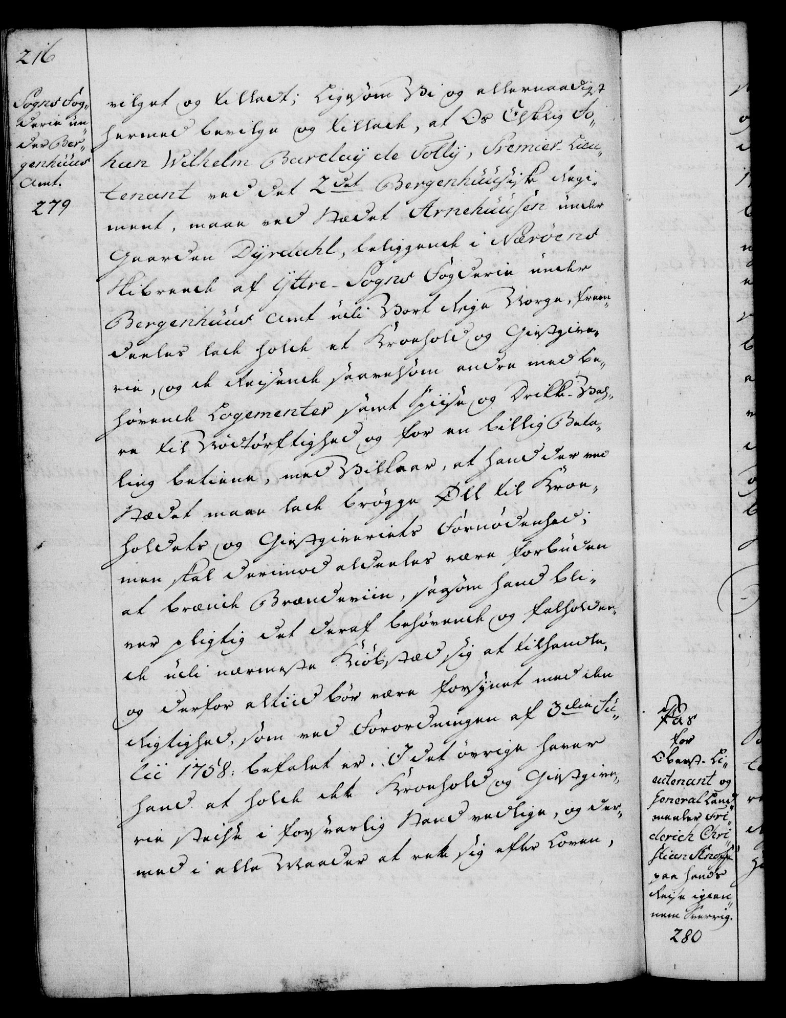 Rentekammeret, Kammerkanselliet, RA/EA-3111/G/Gg/Gga/L0007: Norsk ekspedisjonsprotokoll med register (merket RK 53.7), 1759-1768, p. 216
