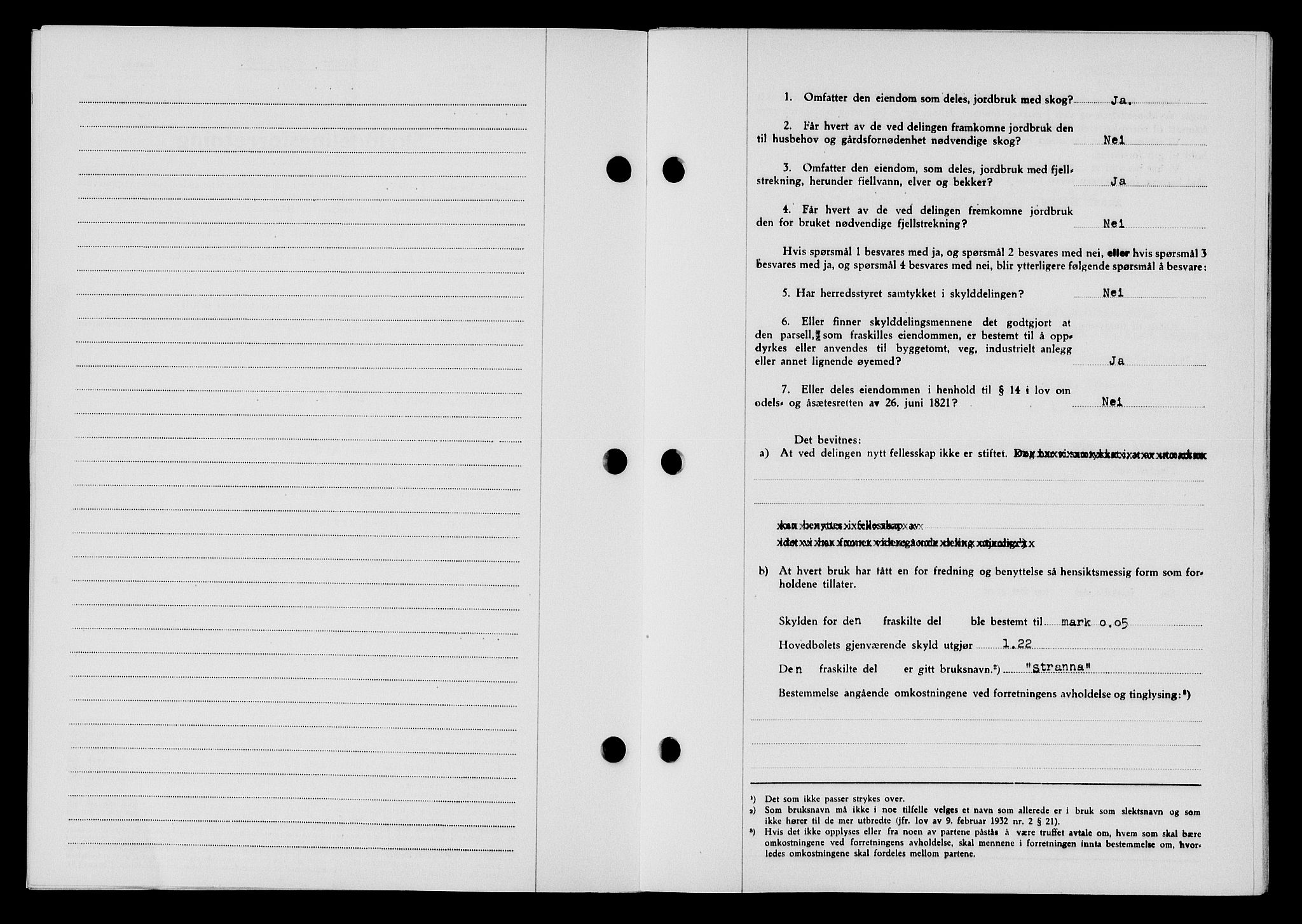 Flekkefjord sorenskriveri, AV/SAK-1221-0001/G/Gb/Gba/L0065: Mortgage book no. A-13, 1949-1949, Diary no: : 865/1949