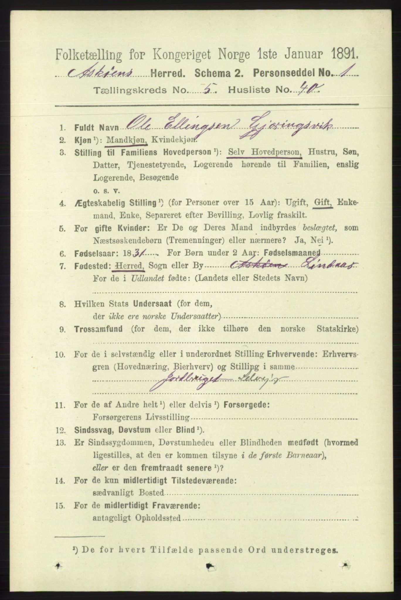 RA, 1891 census for 1247 Askøy, 1891, p. 3737