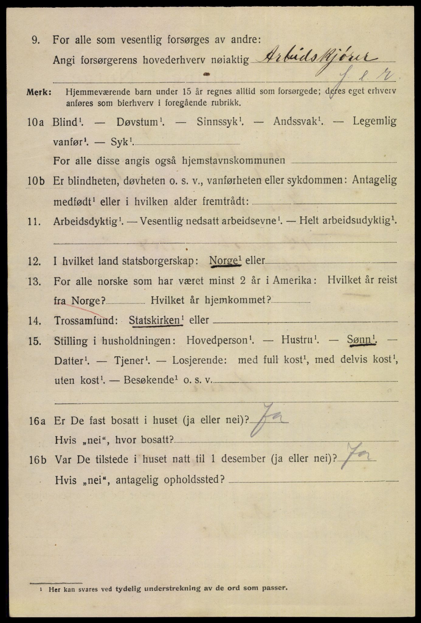 SAKO, 1920 census for Kongsberg, 1920, p. 6775