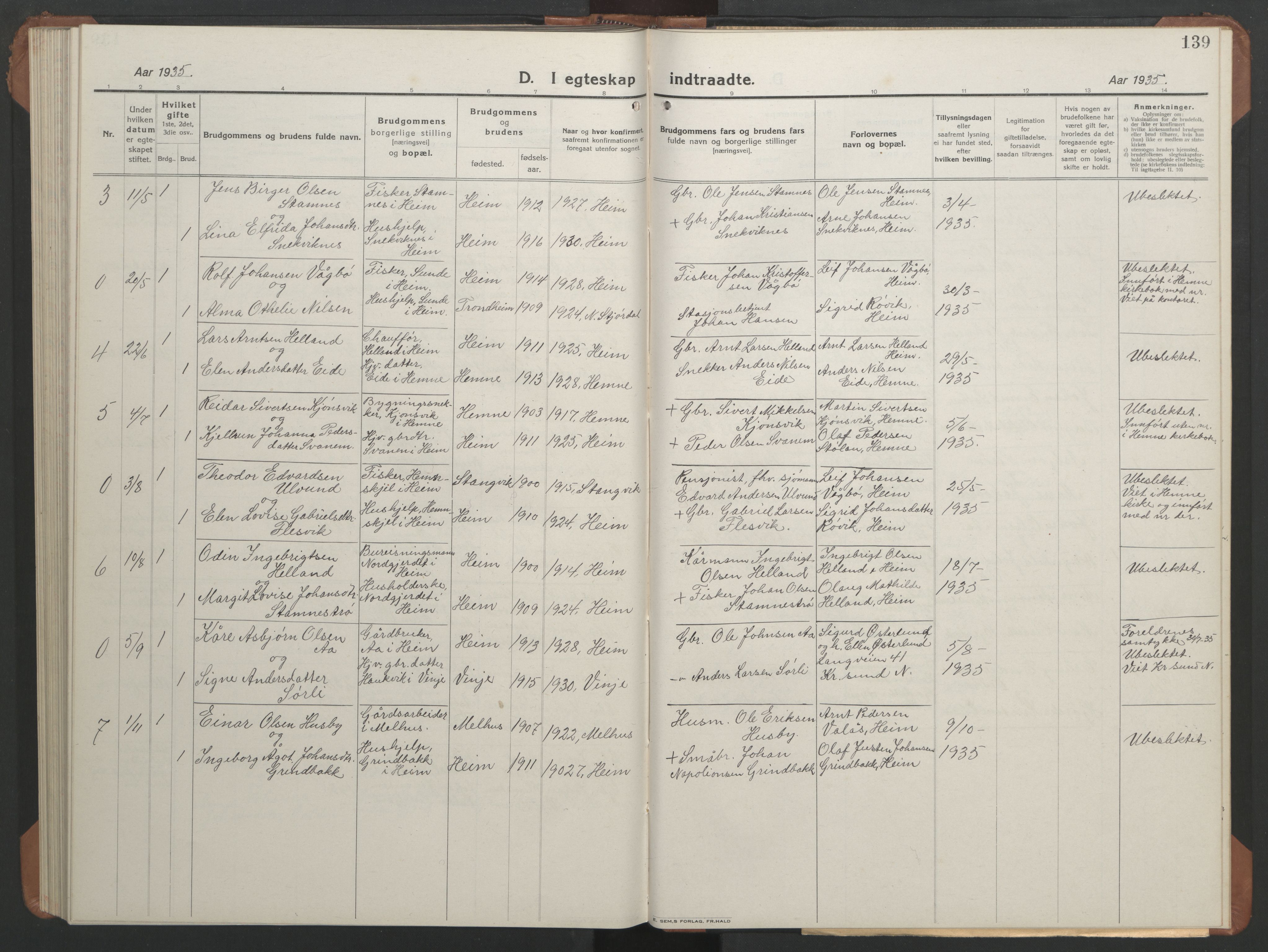 Ministerialprotokoller, klokkerbøker og fødselsregistre - Sør-Trøndelag, SAT/A-1456/633/L0521: Parish register (copy) no. 633C03, 1921-1946, p. 131