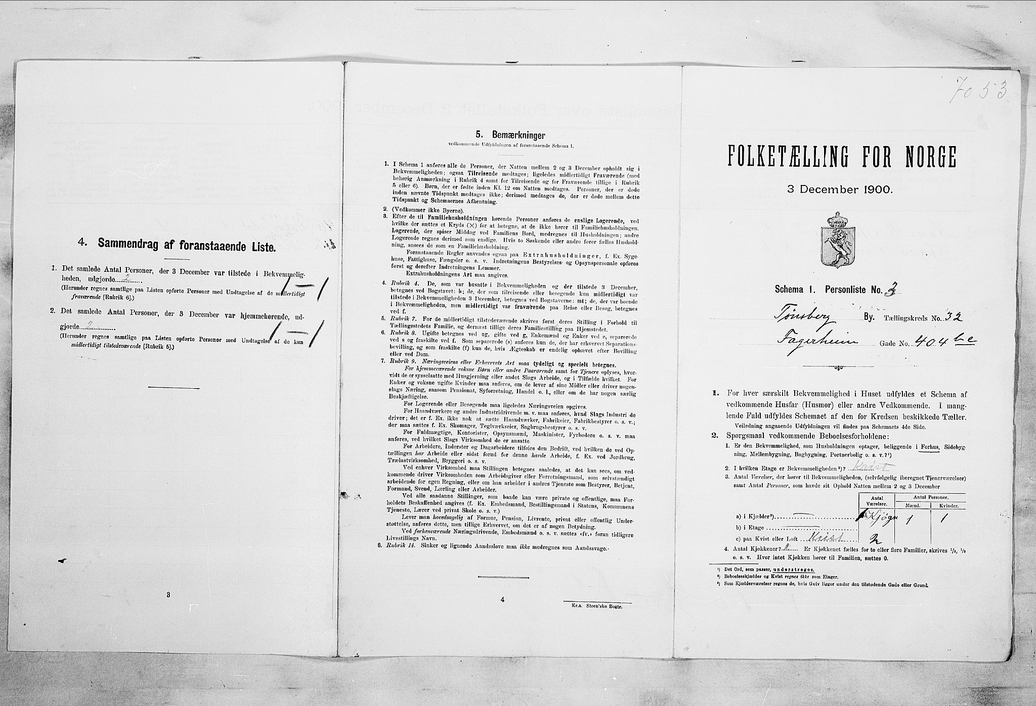 RA, 1900 census for Tønsberg, 1900, p. 4840