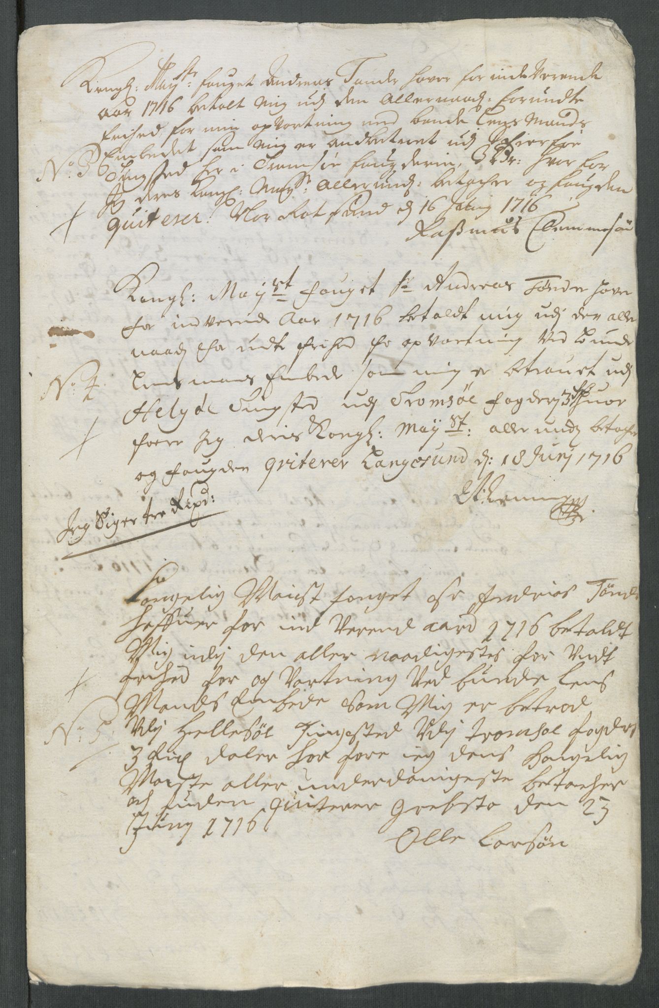 Rentekammeret inntil 1814, Reviderte regnskaper, Fogderegnskap, AV/RA-EA-4092/R68/L4762: Fogderegnskap Senja og Troms, 1716, p. 357