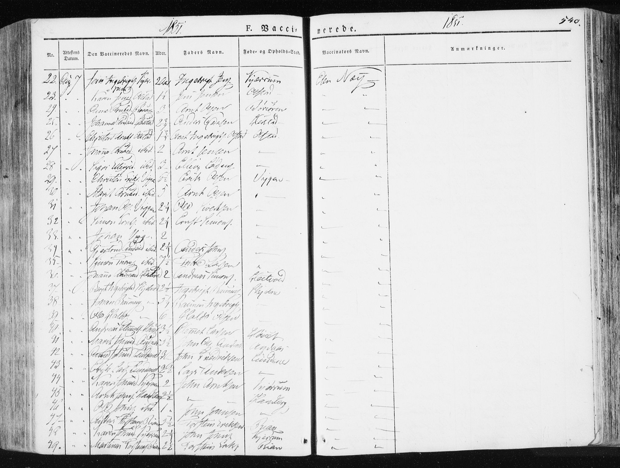 Ministerialprotokoller, klokkerbøker og fødselsregistre - Sør-Trøndelag, SAT/A-1456/665/L0771: Parish register (official) no. 665A06, 1830-1856, p. 540
