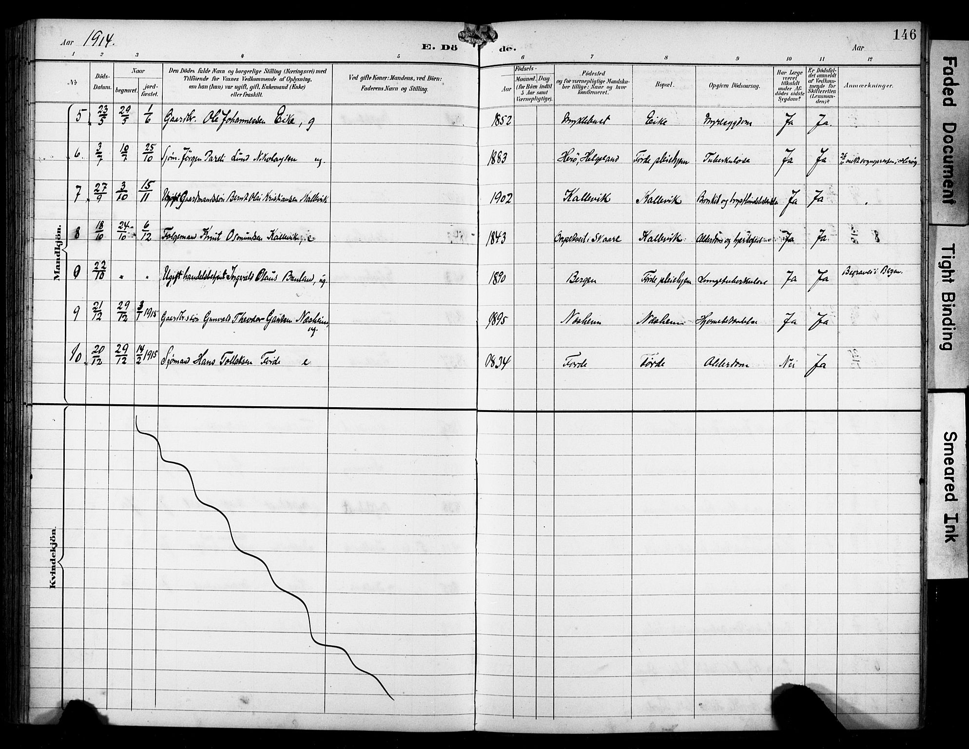 Avaldsnes sokneprestkontor, AV/SAST-A -101851/H/Ha/Haa/L0016: Parish register (official) no. A 16, 1893-1918, p. 146