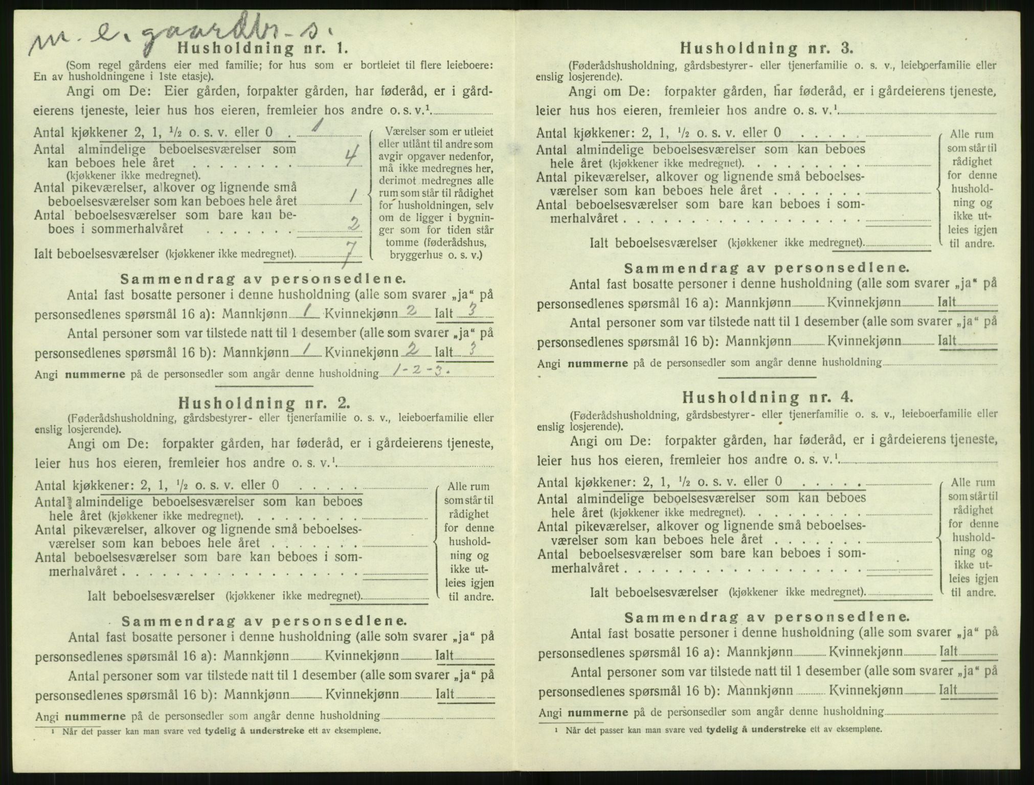 SAT, 1920 census for Ørskog, 1920, p. 275