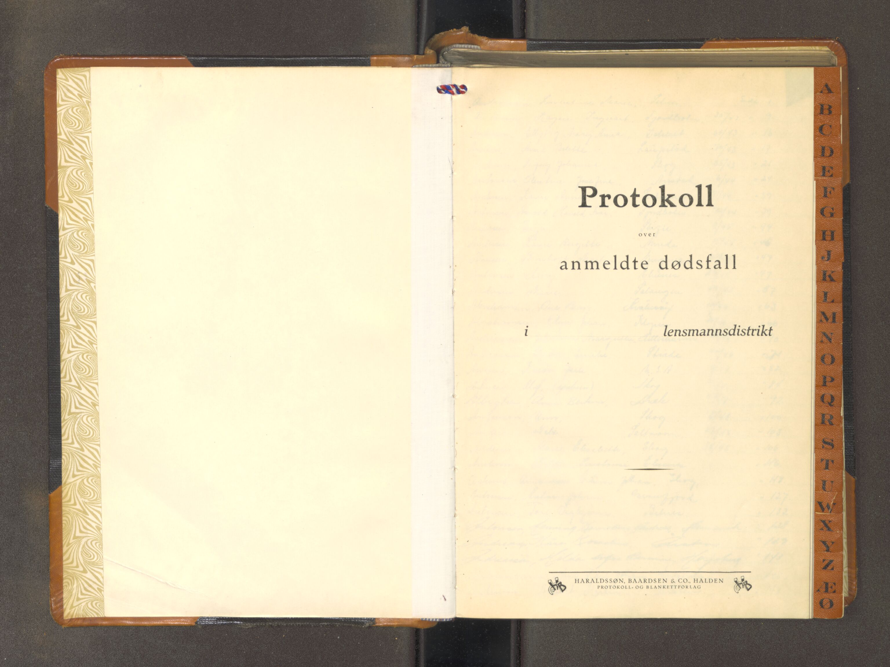 Ibestad lensmannskontor, AV/SATØ-S-1499/F/Fm/Fma/L0147: Dødsfallsprotokoll for Ibestad lensmannsdistrikt, 1943-1951
