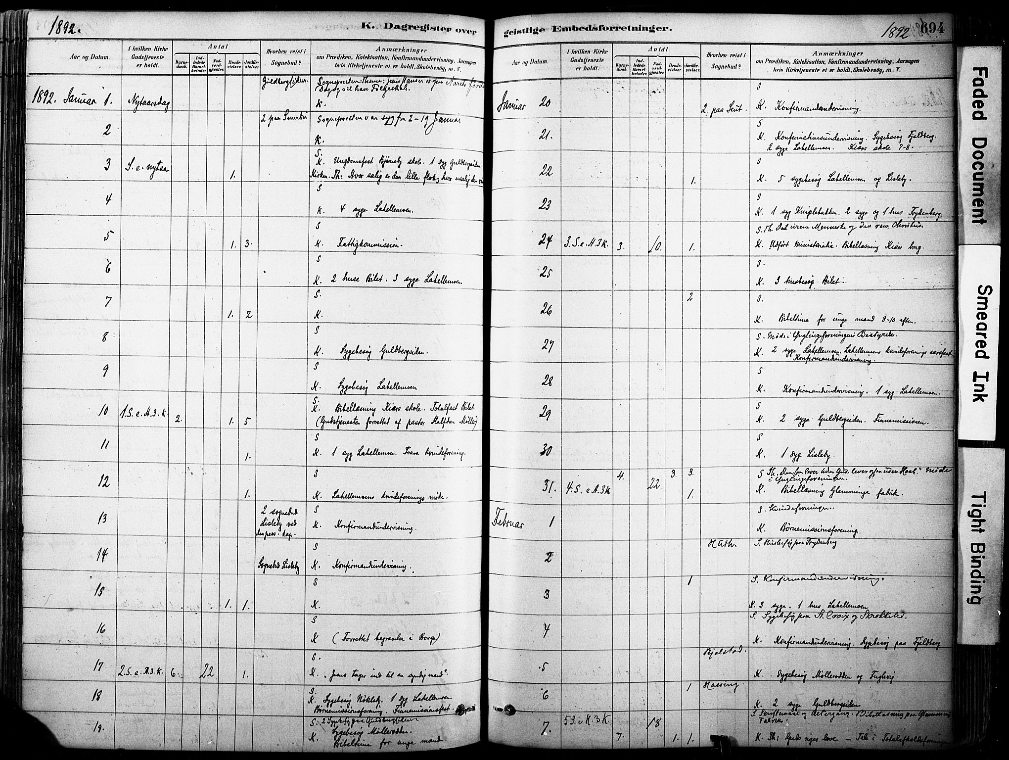 Glemmen prestekontor Kirkebøker, SAO/A-10908/F/Fa/L0012: Parish register (official) no. 12, 1878-1973, p. 694