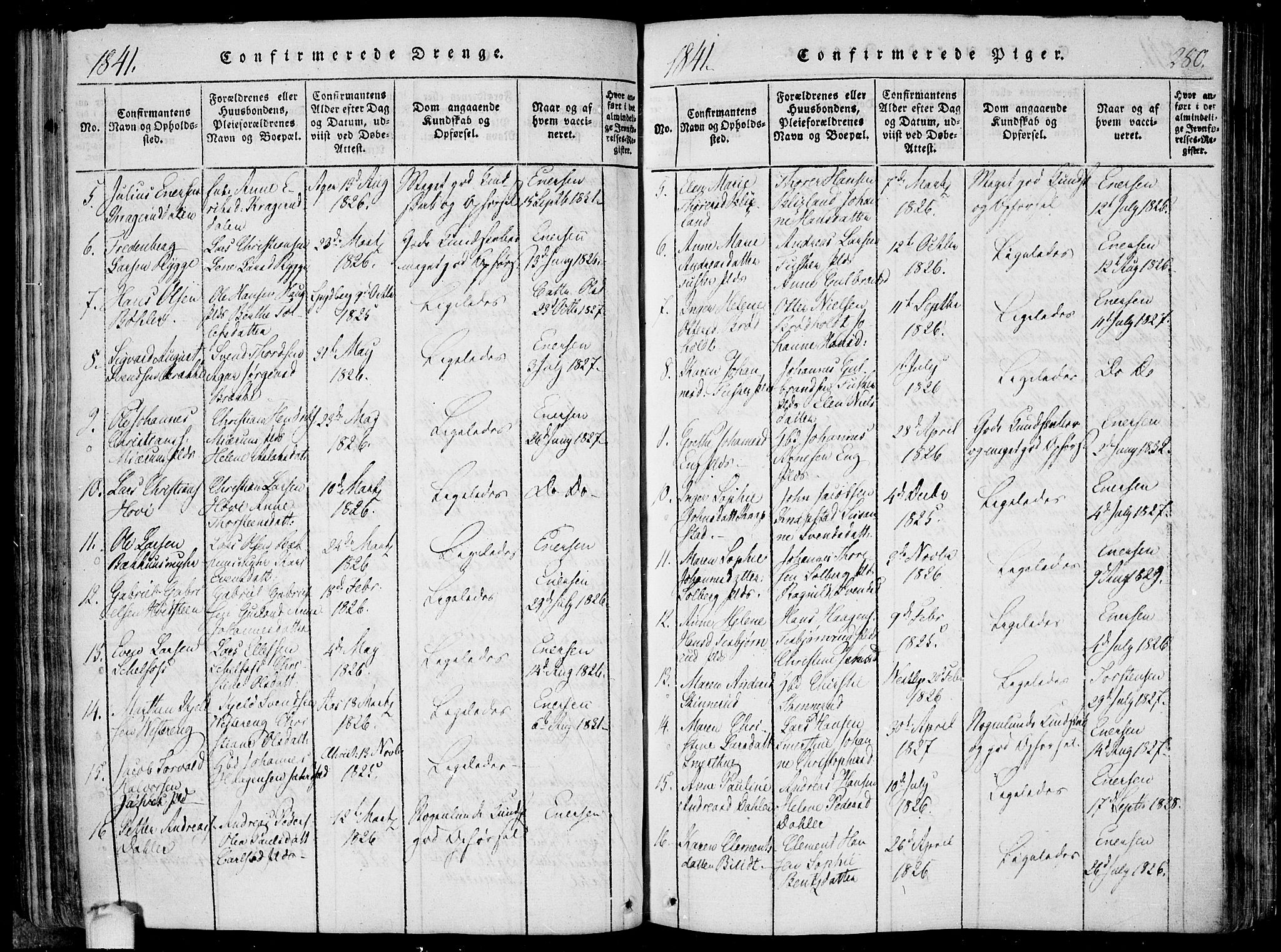 Hobøl prestekontor Kirkebøker, AV/SAO-A-2002/F/Fa/L0002: Parish register (official) no. I 2, 1814-1841, p. 280