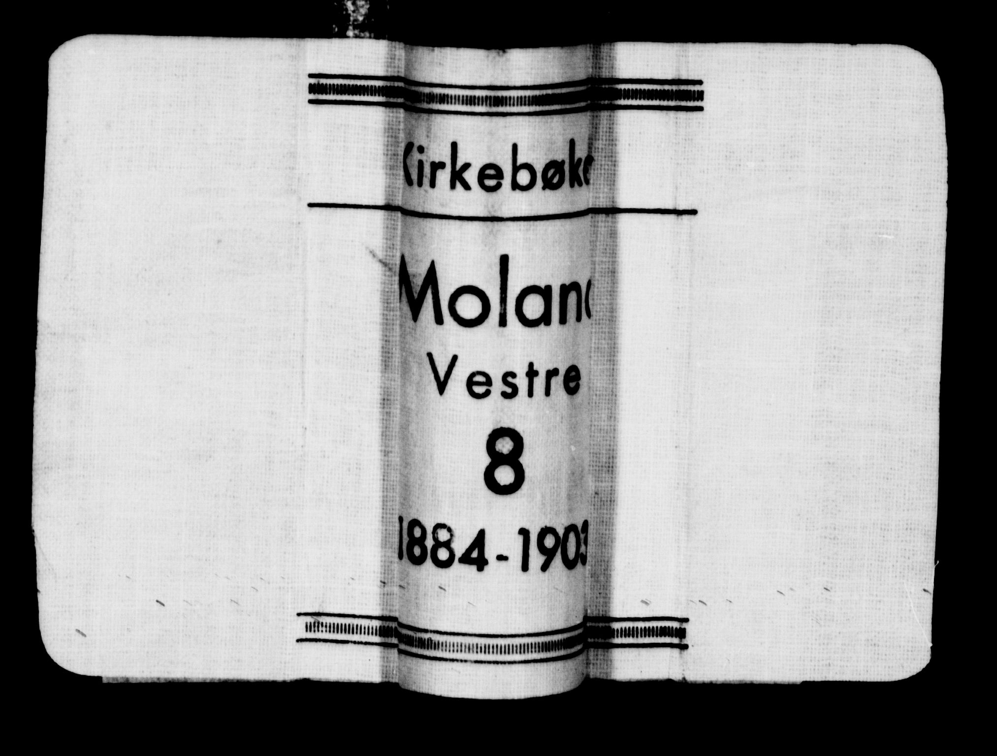 Vestre Moland sokneprestkontor, AV/SAK-1111-0046/F/Fb/Fba/L0001: Parish register (copy) no. B 1, 1884-1903