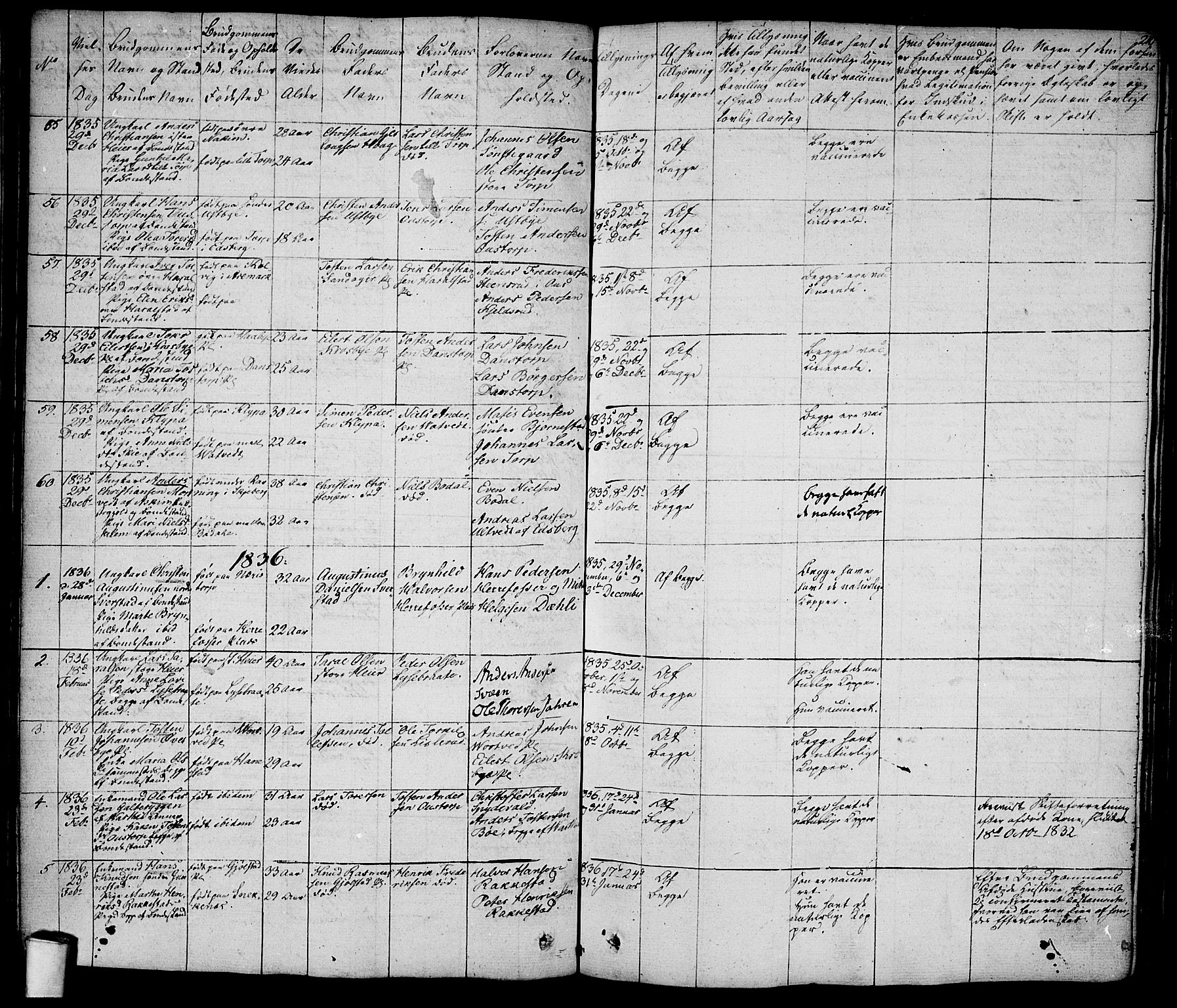 Rakkestad prestekontor Kirkebøker, SAO/A-2008/F/Fa/L0007: Parish register (official) no. I 7, 1825-1841, p. 210