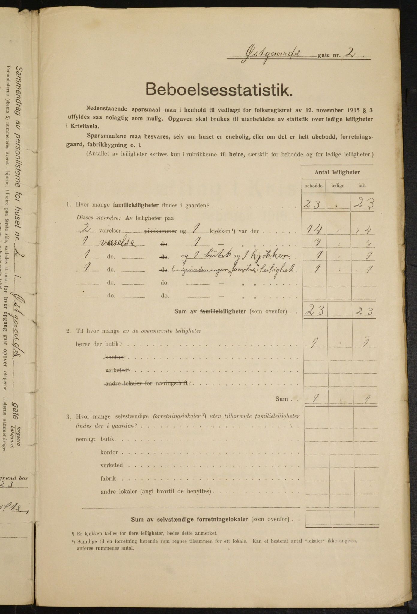 OBA, Municipal Census 1916 for Kristiania, 1916, p. 132772