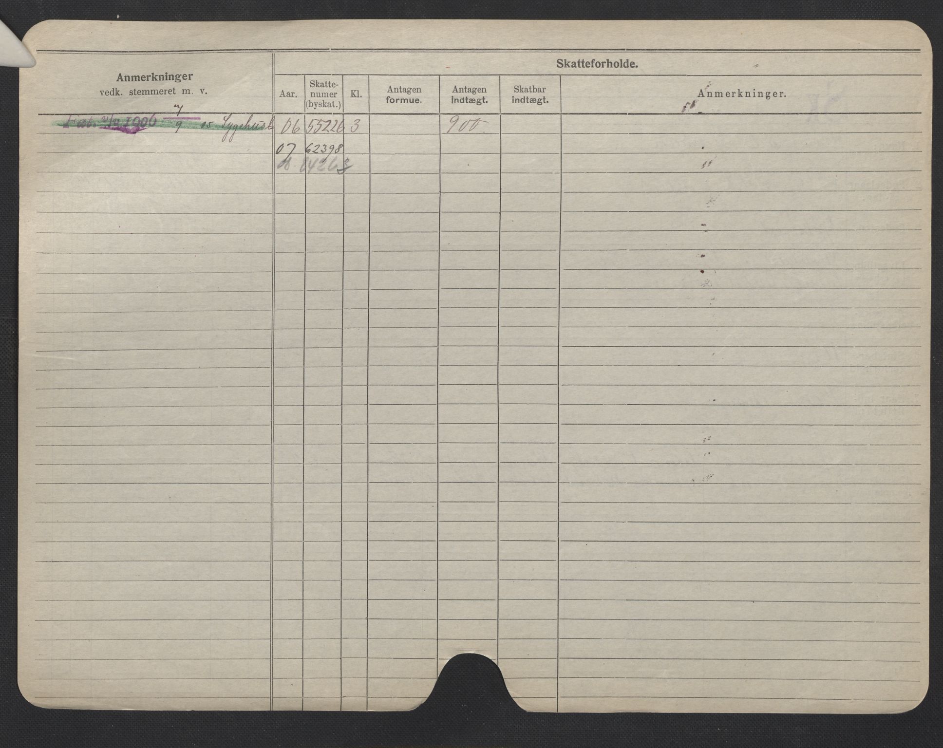 Oslo folkeregister, Registerkort, AV/SAO-A-11715/F/Fa/Fac/L0007: Menn, 1906-1914, p. 169b