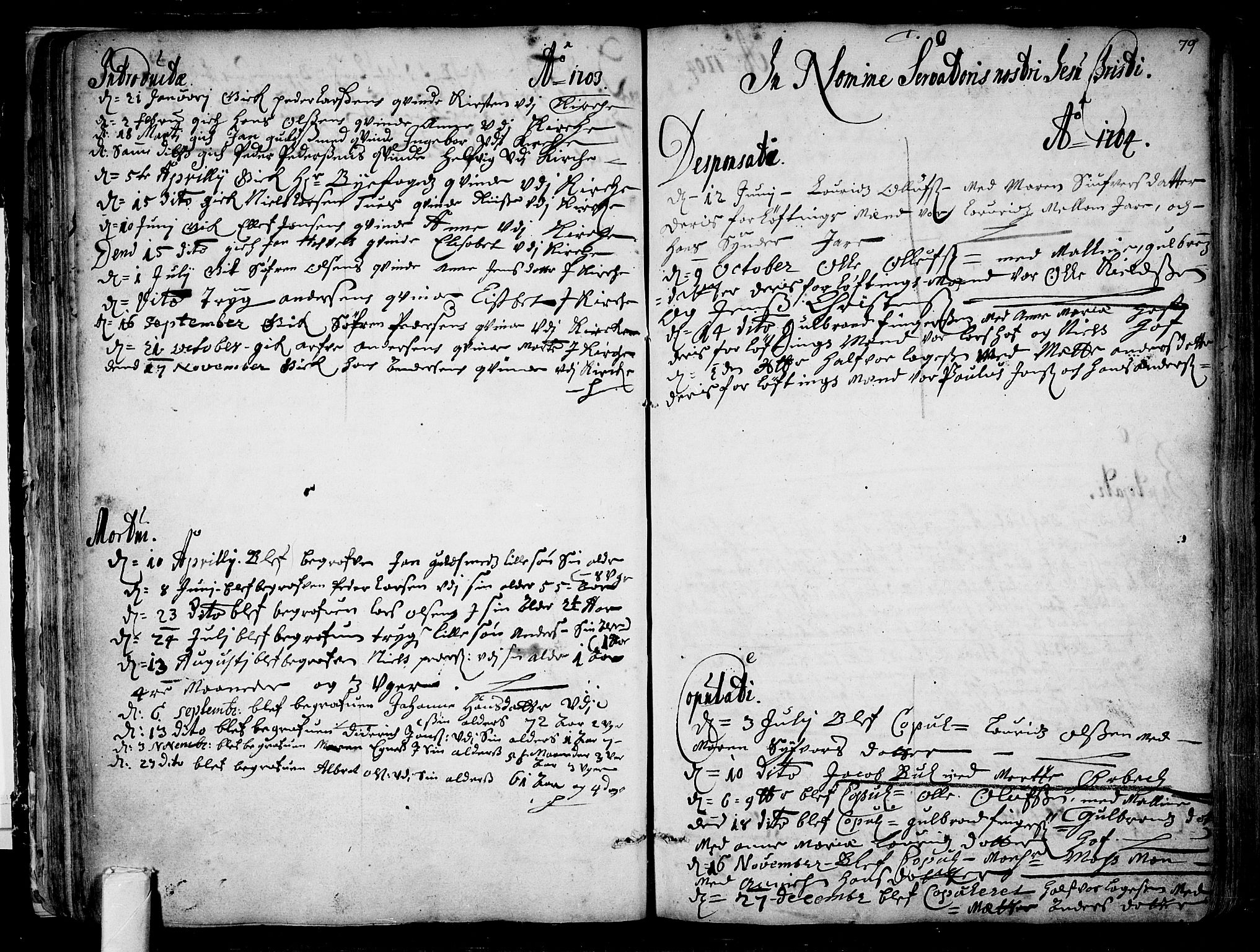 Tønsberg kirkebøker, AV/SAKO-A-330/F/Fa/L0001: Parish register (official) no. I 1, 1688-1760, p. 78-79