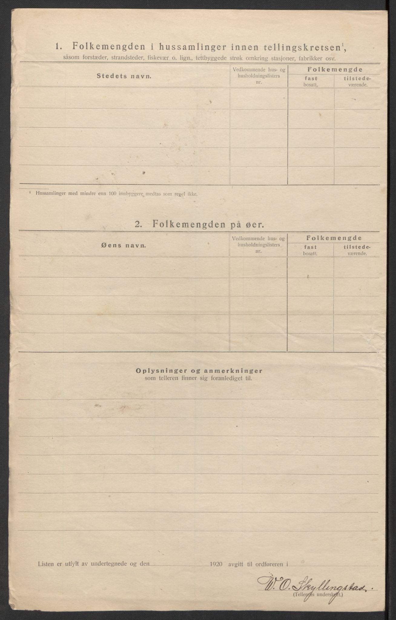 SAK, 1920 census for Sør-Audnedal, 1920, p. 36