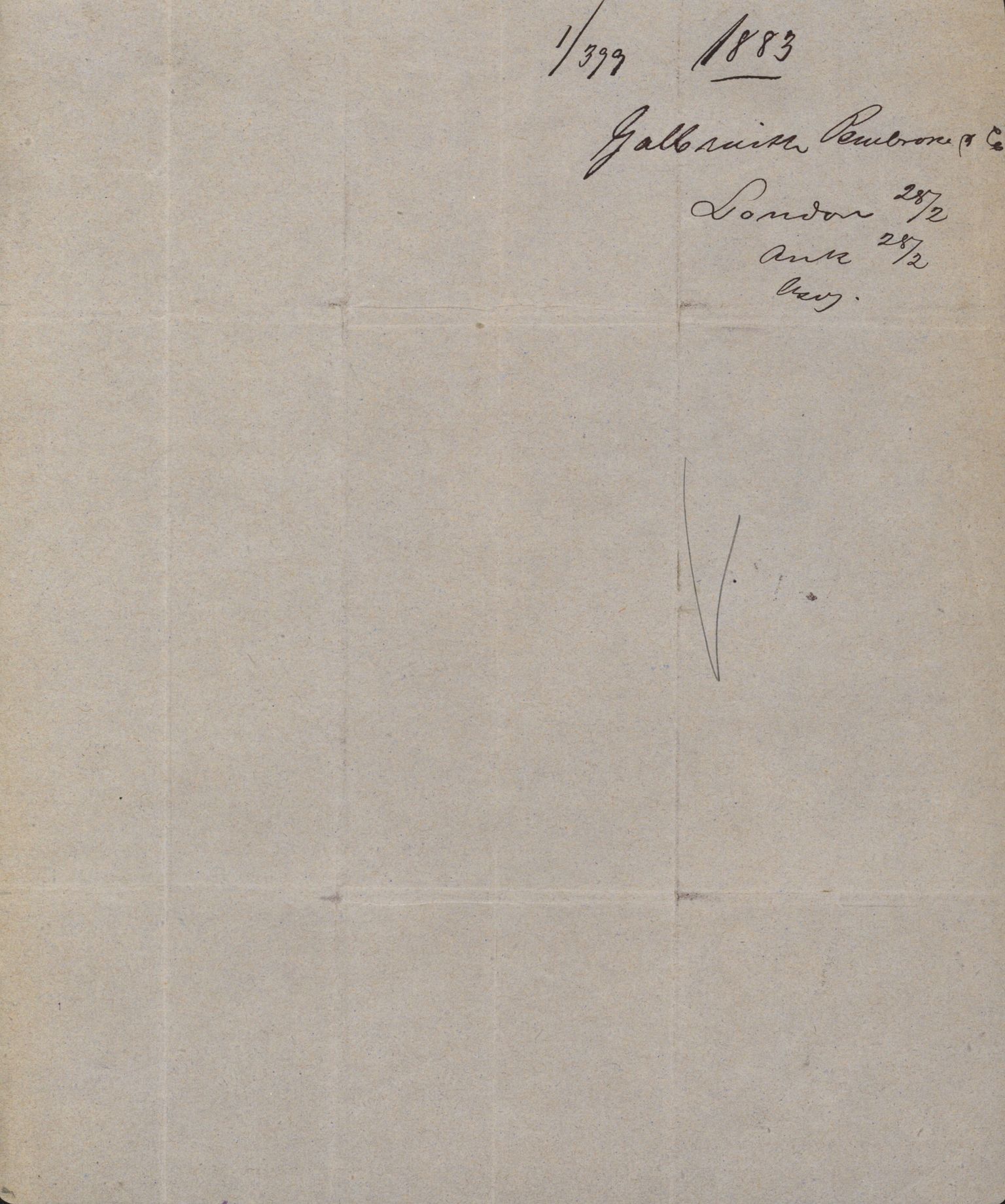 Pa 63 - Østlandske skibsassuranceforening, VEMU/A-1079/G/Ga/L0014/0009: Havaridokumenter / Peter, Olinda, Prinds Chr. August, Poseidon, 1882, p. 35