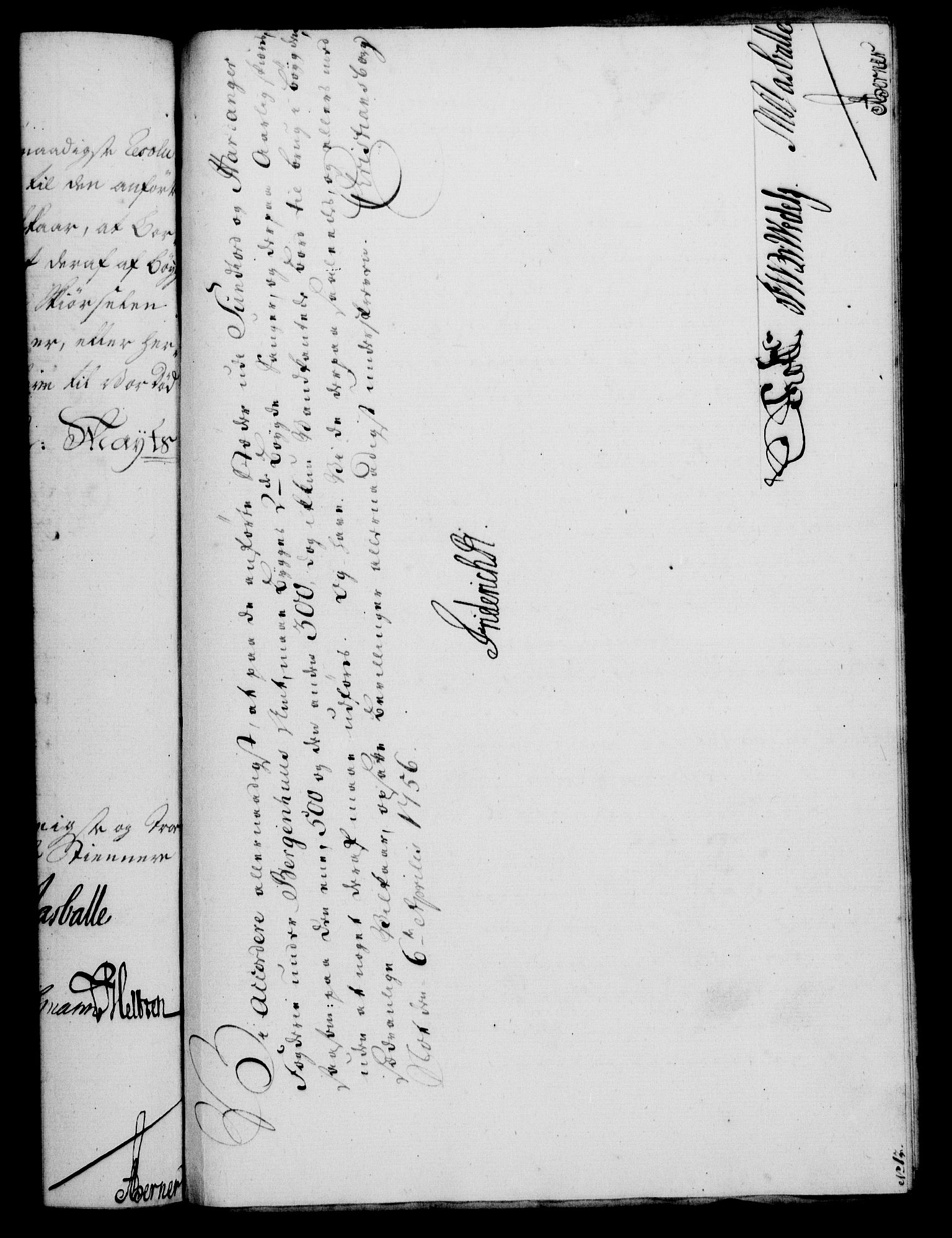 Rentekammeret, Kammerkanselliet, RA/EA-3111/G/Gf/Gfa/L0038: Norsk relasjons- og resolusjonsprotokoll (merket RK 52.38), 1756, p. 206