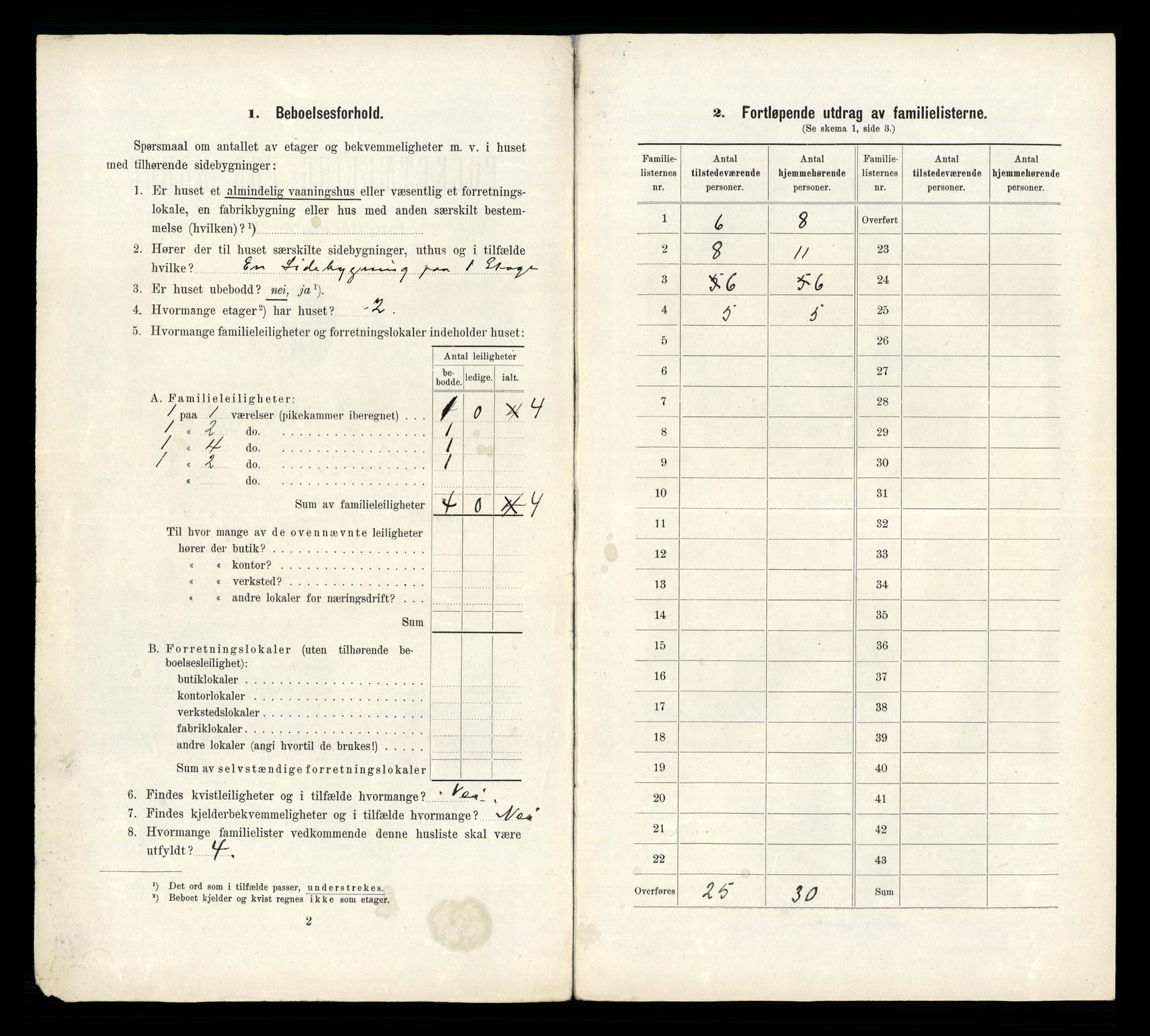 RA, 1910 census for Larvik, 1910, p. 4146