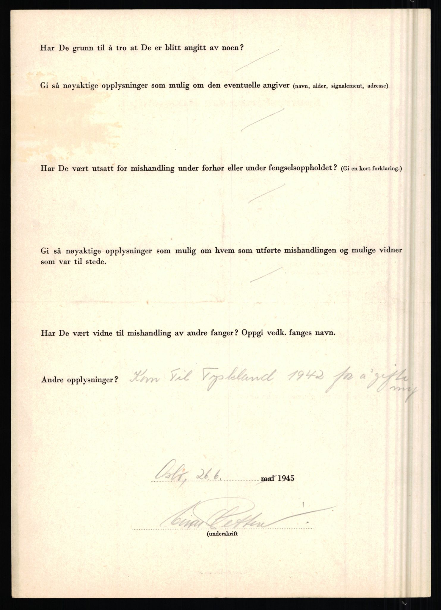 Rikspolitisjefen, AV/RA-S-1560/L/L0014: Pettersen, Aksel - Savosnick, Ernst, 1940-1945, p. 36