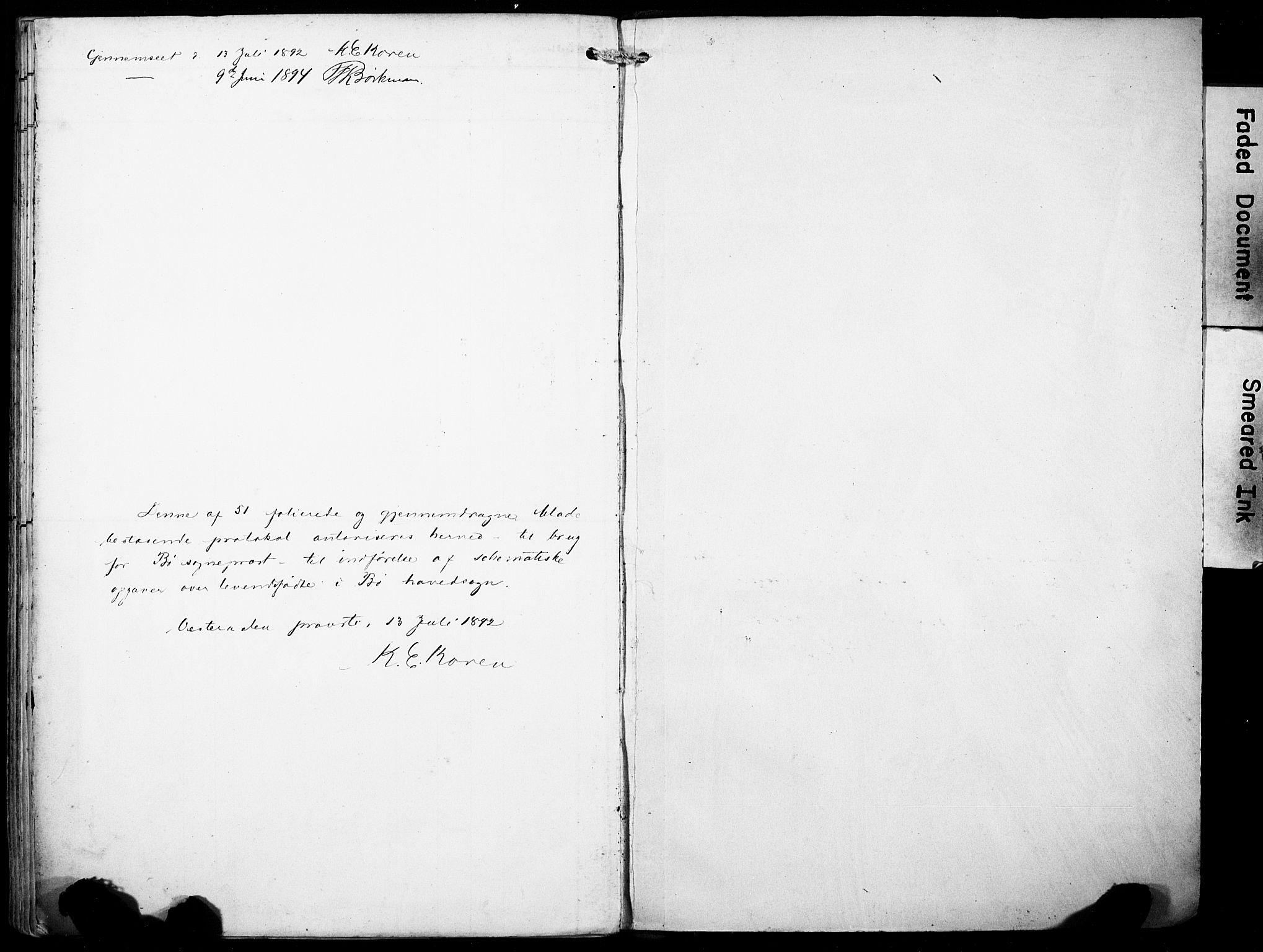 Ministerialprotokoller, klokkerbøker og fødselsregistre - Nordland, AV/SAT-A-1459/891/L1303: Parish register (official) no. 891A08, 1891-1894