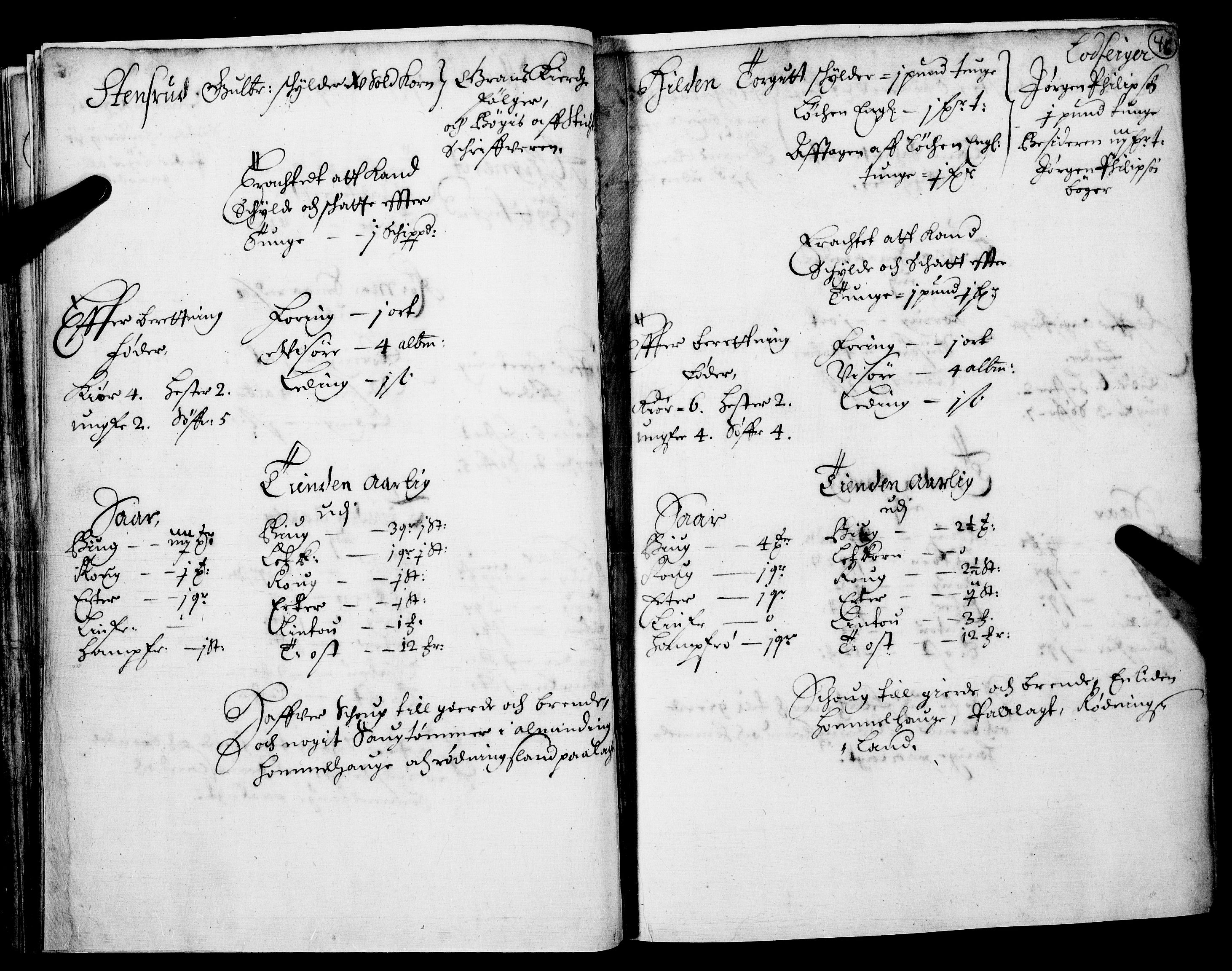 Rentekammeret inntil 1814, Realistisk ordnet avdeling, RA/EA-4070/N/Nb/Nba/L0016: Hadeland og Valdres fogderi, 1. del, 1667, p. 45b-46a