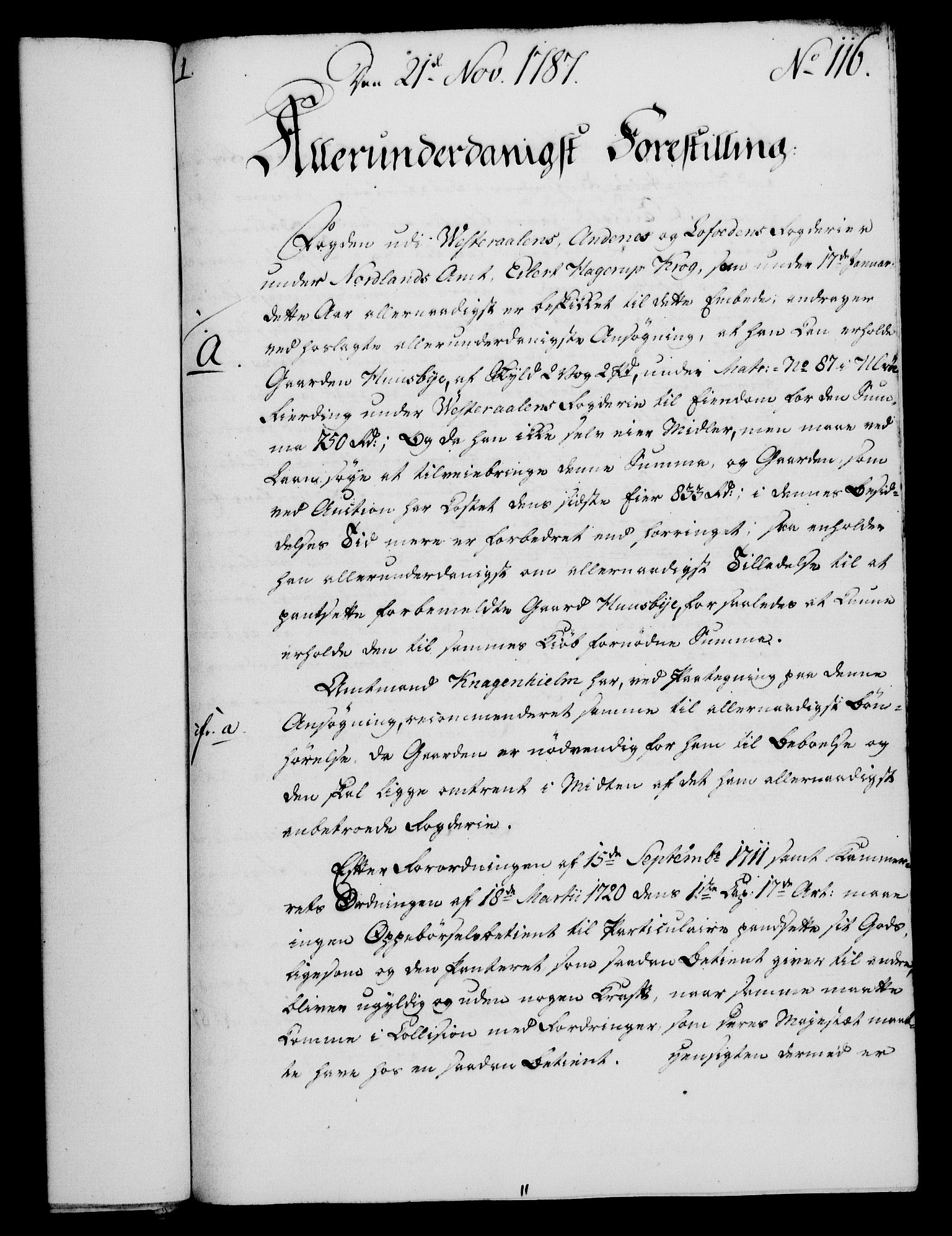 Rentekammeret, Kammerkanselliet, RA/EA-3111/G/Gf/Gfa/L0069: Norsk relasjons- og resolusjonsprotokoll (merket RK 52.69), 1787, p. 1131