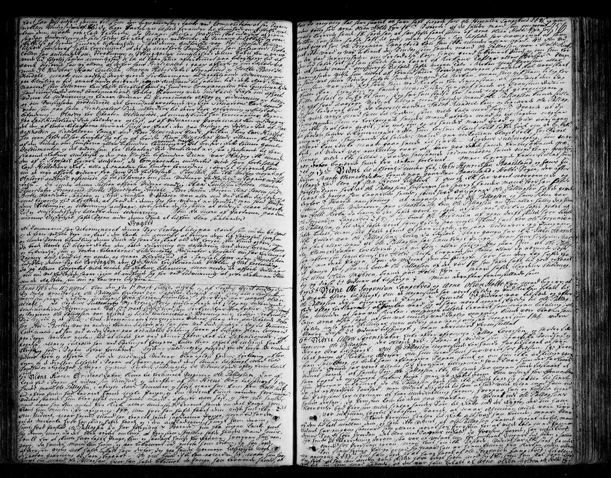 Nedenes sorenskriveri før 1824, SAK/1221-0007/F/Fa/L0032: Tingbok med register nr 27, 1762-1769, p. 455b-456a