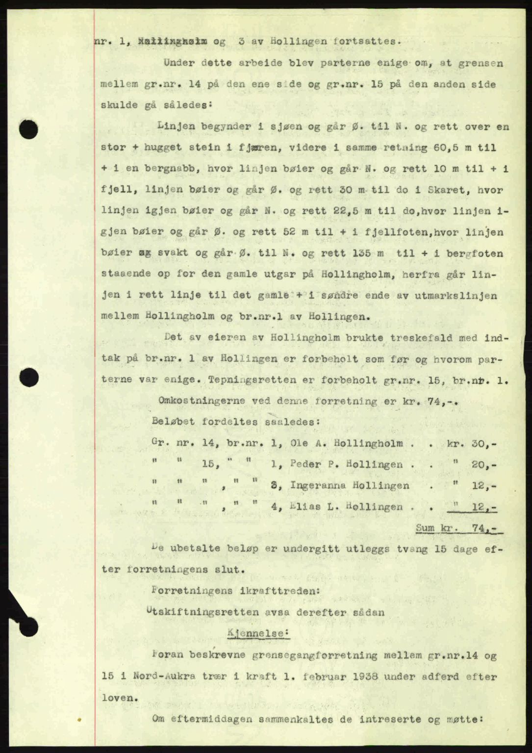 Romsdal sorenskriveri, SAT/A-4149/1/2/2C: Mortgage book no. A4, 1937-1938, Diary no: : 2480/1937