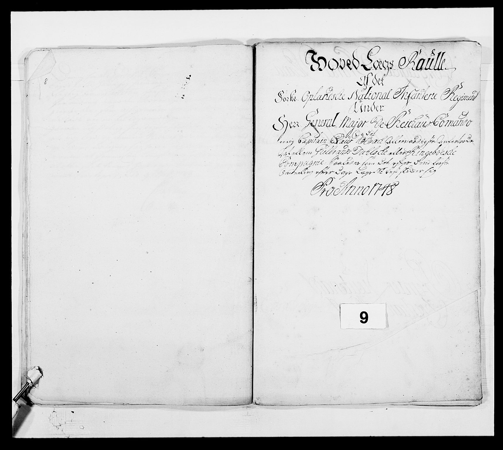 Kommanderende general (KG I) med Det norske krigsdirektorium, RA/EA-5419/E/Ea/L0502b: 1. Opplandske regiment, 1748-1752, p. 246