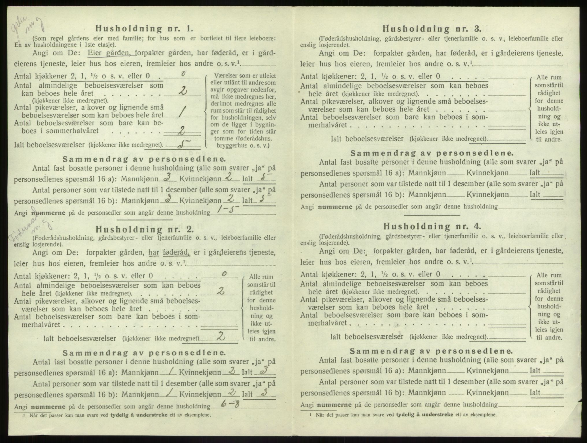 SAB, 1920 census for Naustdal, 1920, p. 66