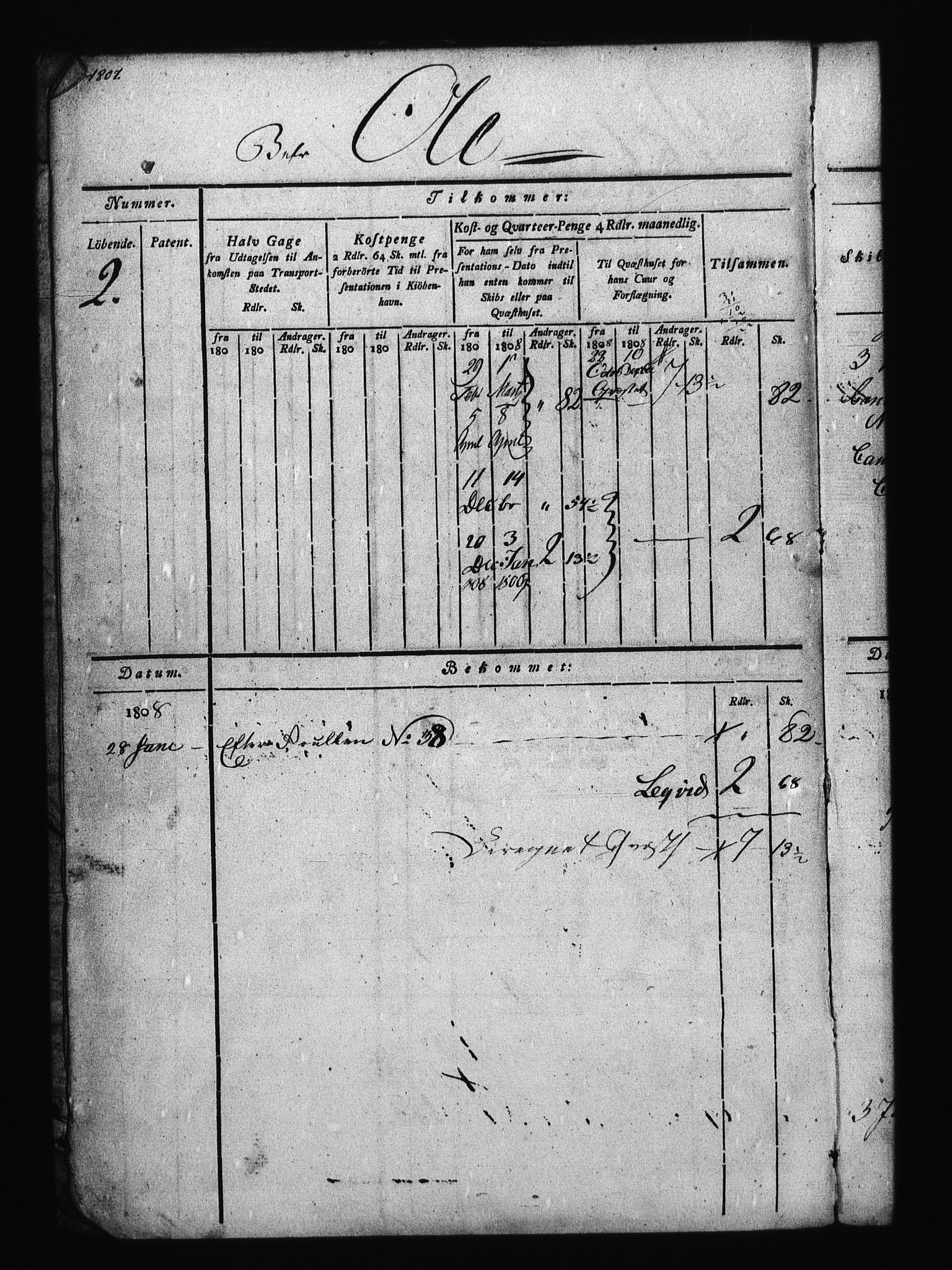 Sjøetaten, AV/RA-EA-3110/F/L0101: Kristiansand limitter, bind 1, 1808