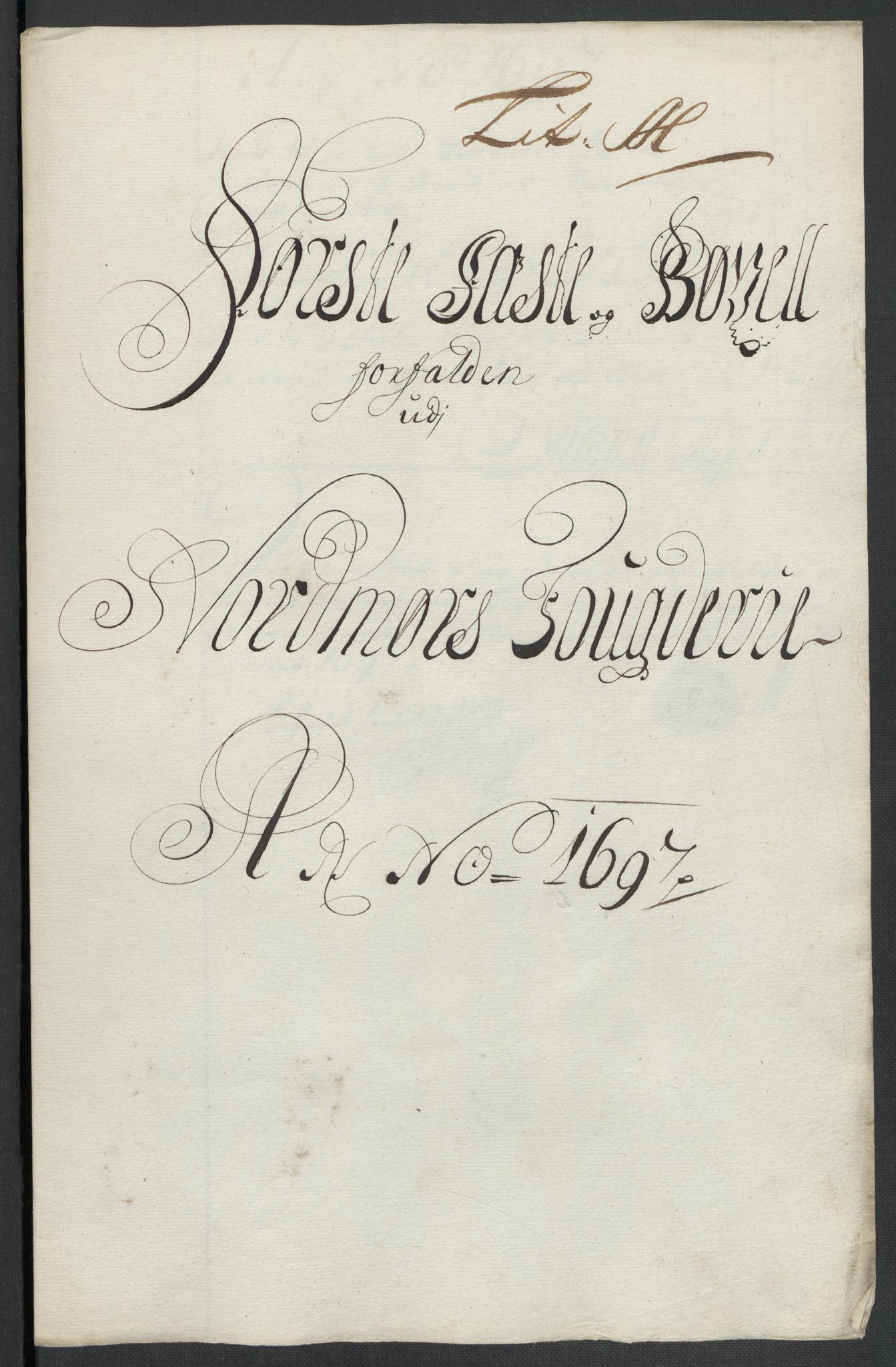 Rentekammeret inntil 1814, Reviderte regnskaper, Fogderegnskap, RA/EA-4092/R56/L3737: Fogderegnskap Nordmøre, 1697-1698, p. 106