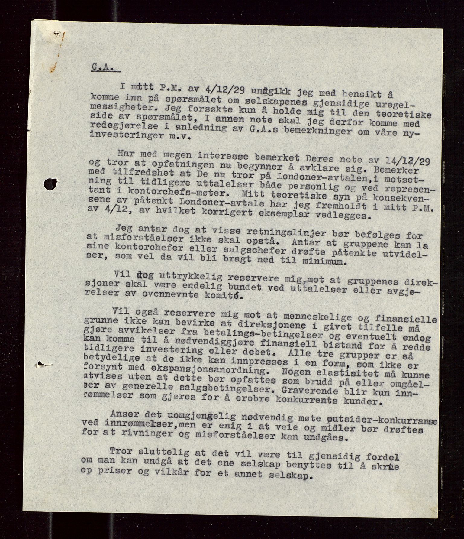 Pa 1521 - A/S Norske Shell, AV/SAST-A-101915/E/Ea/Eaa/L0018: Sjefskorrespondanse, 1929, p. 315