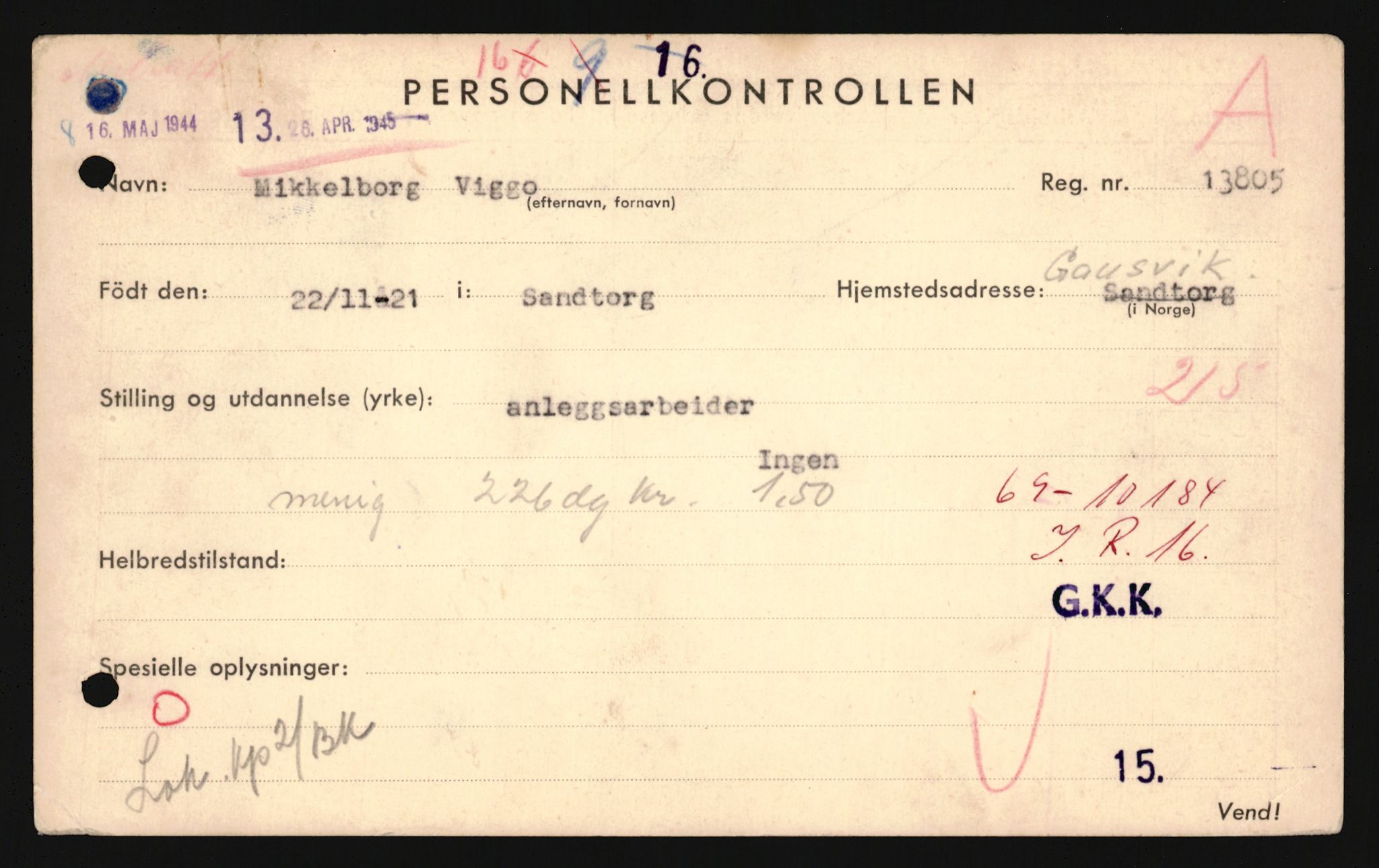 Forsvaret, Troms infanteriregiment nr. 16, AV/RA-RAFA-3146/P/Pa/L0024/0003: Rulleblad / Rulleblad for regimentets menige mannskaper, årsklasse 1942, 1942, p. 194