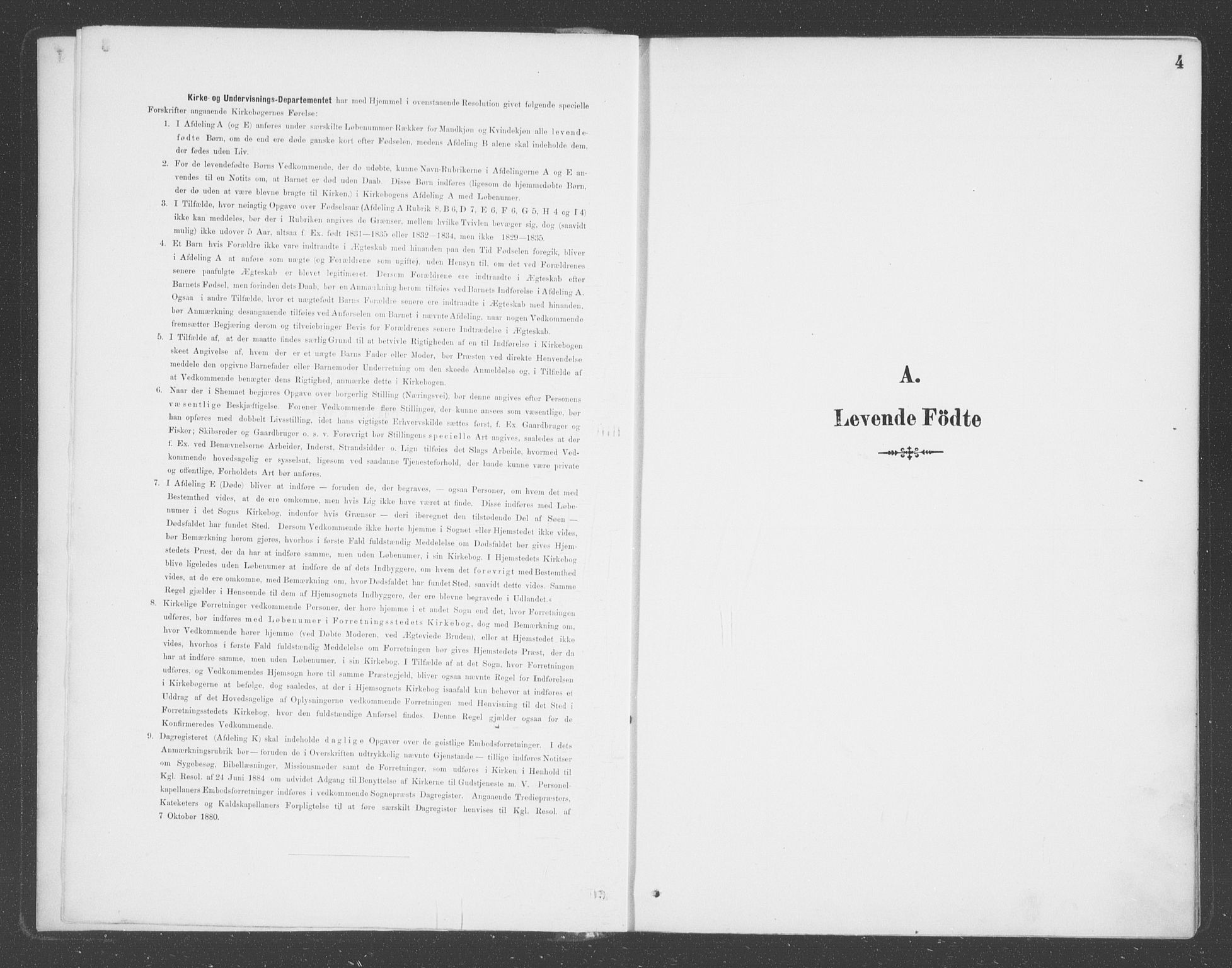 Balestrand sokneprestembete, SAB/A-79601/H/Haa/Haac/L0001: Parish register (official) no. C  1, 1889-1909, p. 4