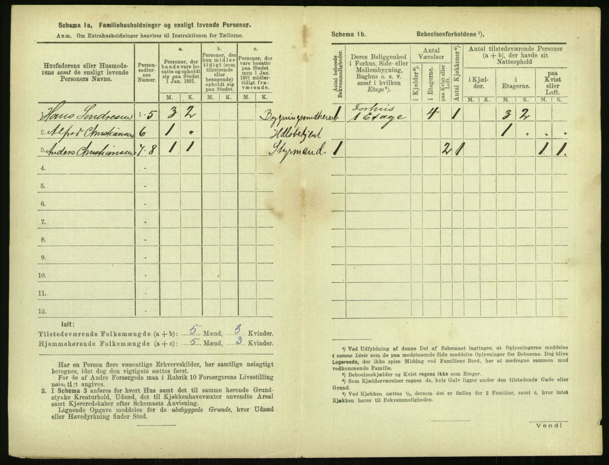 RA, 1891 census for 0806 Skien, 1891, p. 679