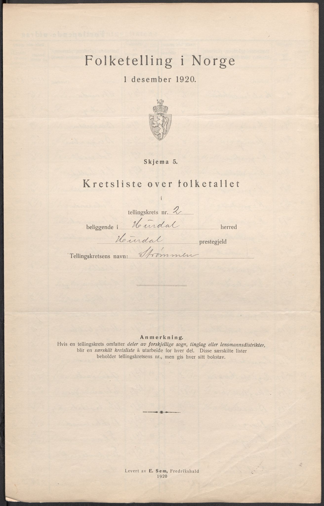 SAO, 1920 census for Hurdal, 1920, p. 8