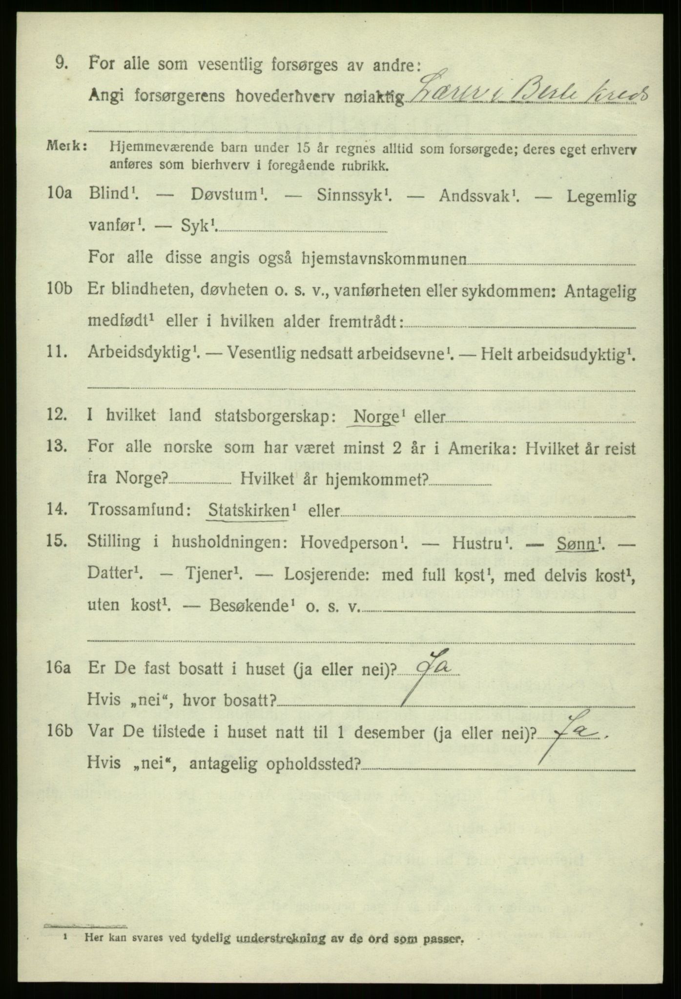 SAB, 1920 census for Davik, 1920, p. 5530