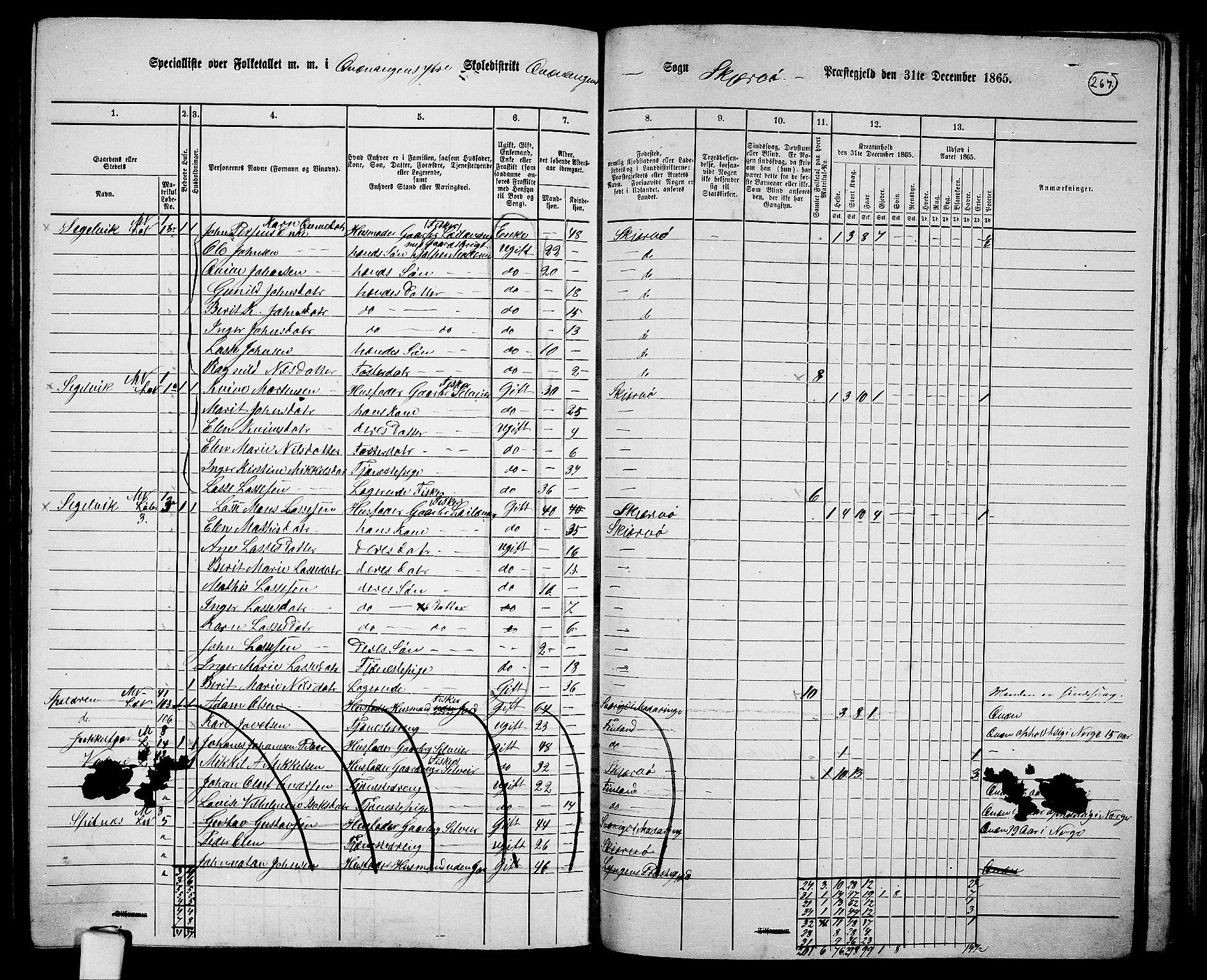 RA, 1865 census for Skjervøy, 1865, p. 143