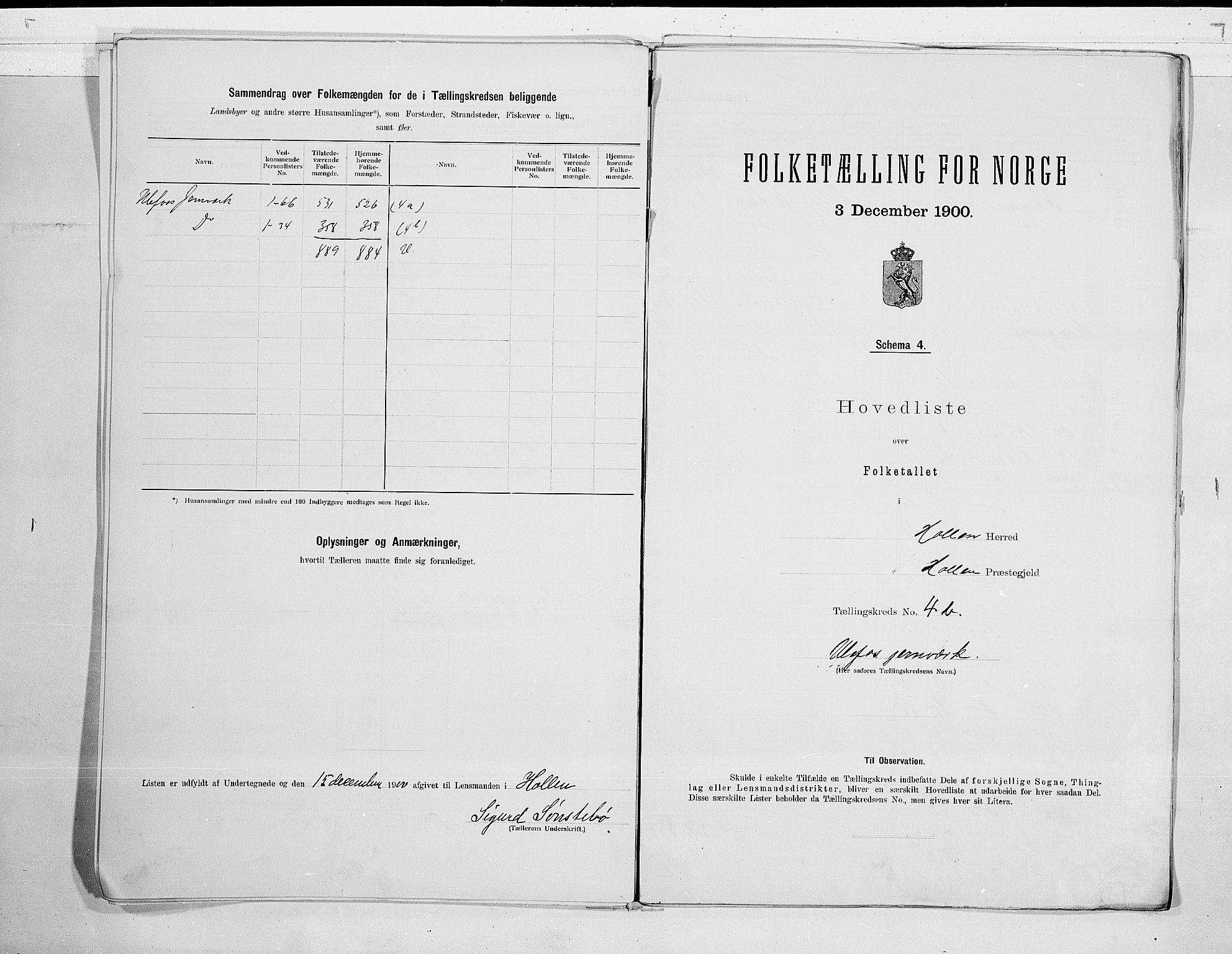 SAKO, 1900 census for Holla, 1900, p. 12