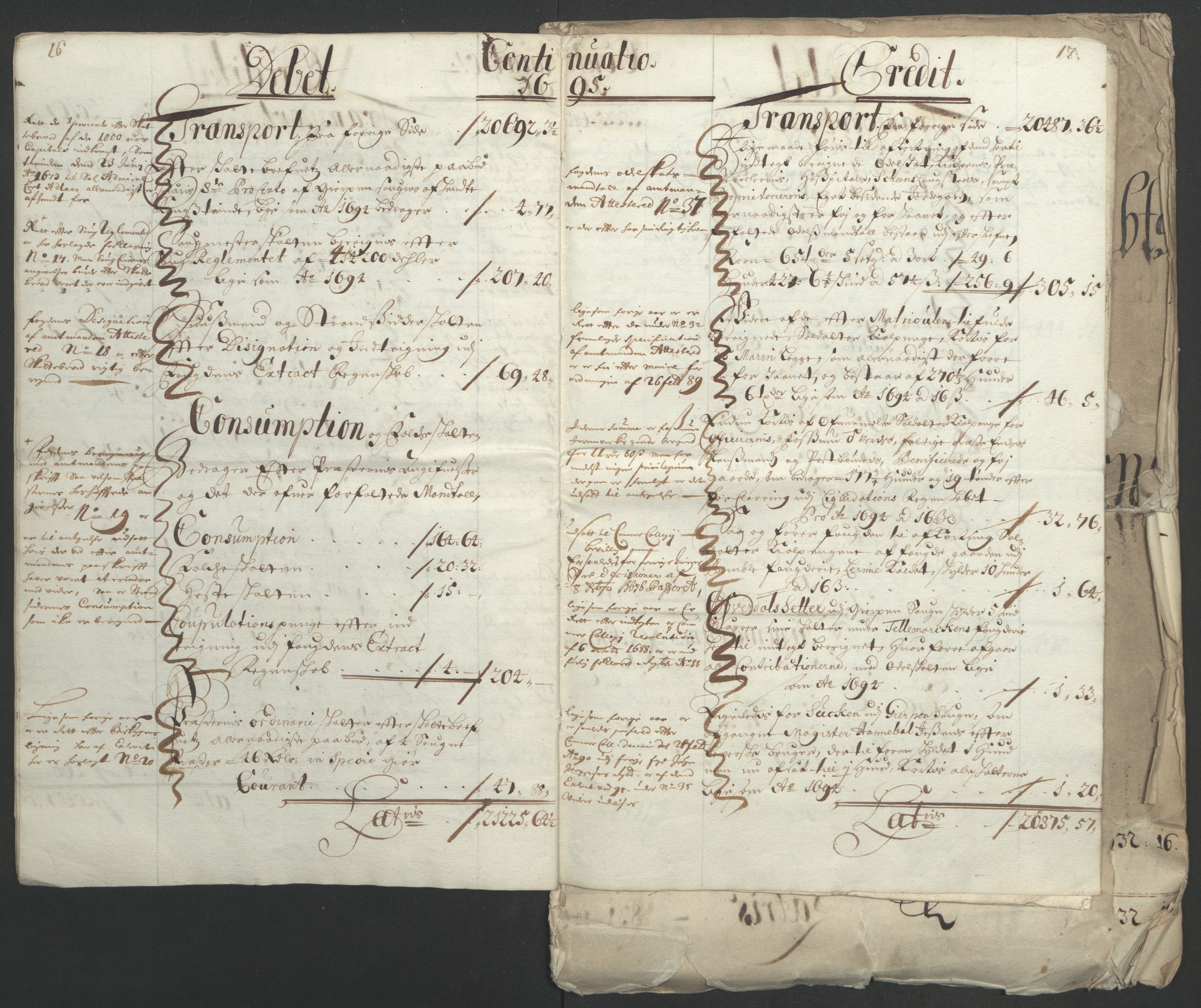 Rentekammeret inntil 1814, Reviderte regnskaper, Fogderegnskap, AV/RA-EA-4092/R36/L2093: Fogderegnskap Øvre og Nedre Telemark og Bamble, 1695, p. 13