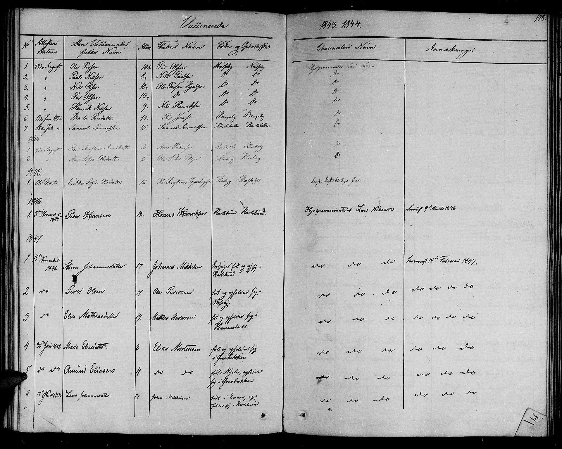 Nesseby sokneprestkontor, AV/SATØ-S-1330/H/Ha/L0001kirke: Parish register (official) no. 1, 1838-1855, p. 178