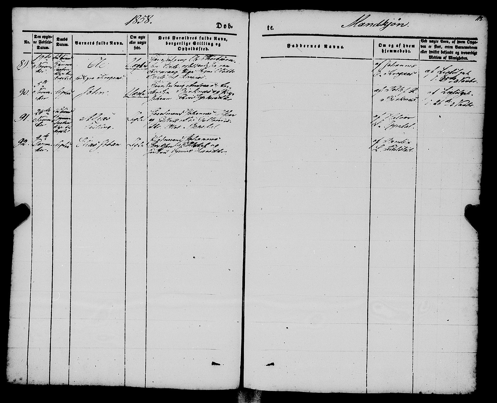 Gulen sokneprestembete, AV/SAB-A-80201/H/Haa/Haaa/L0021: Parish register (official) no. A 21, 1848-1858, p. 118