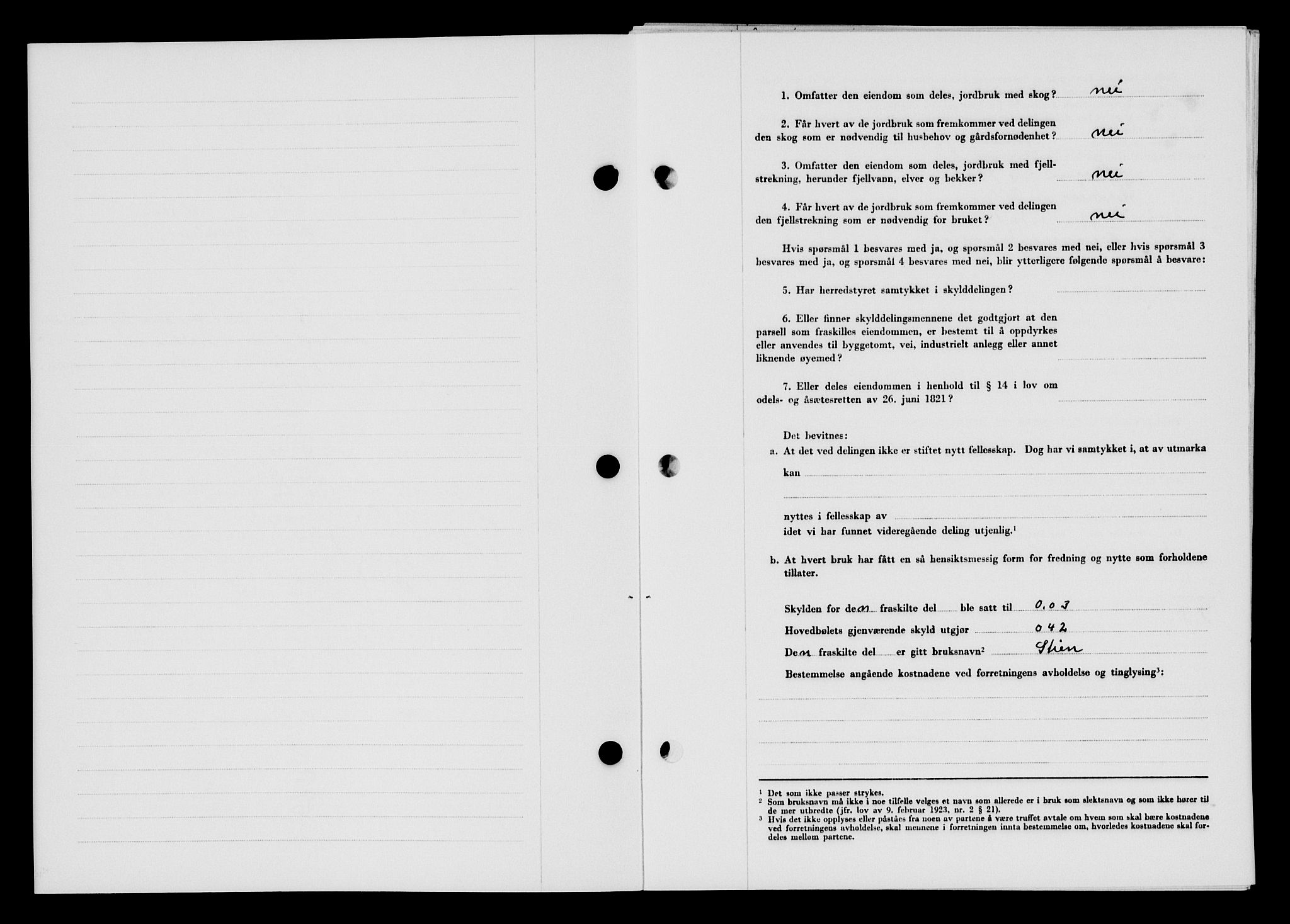 Lyngdal sorenskriveri, AV/SAK-1221-0004/G/Gb/L0663: Mortgage book no. A IX, 1948-1949, Diary no: : 300/1949