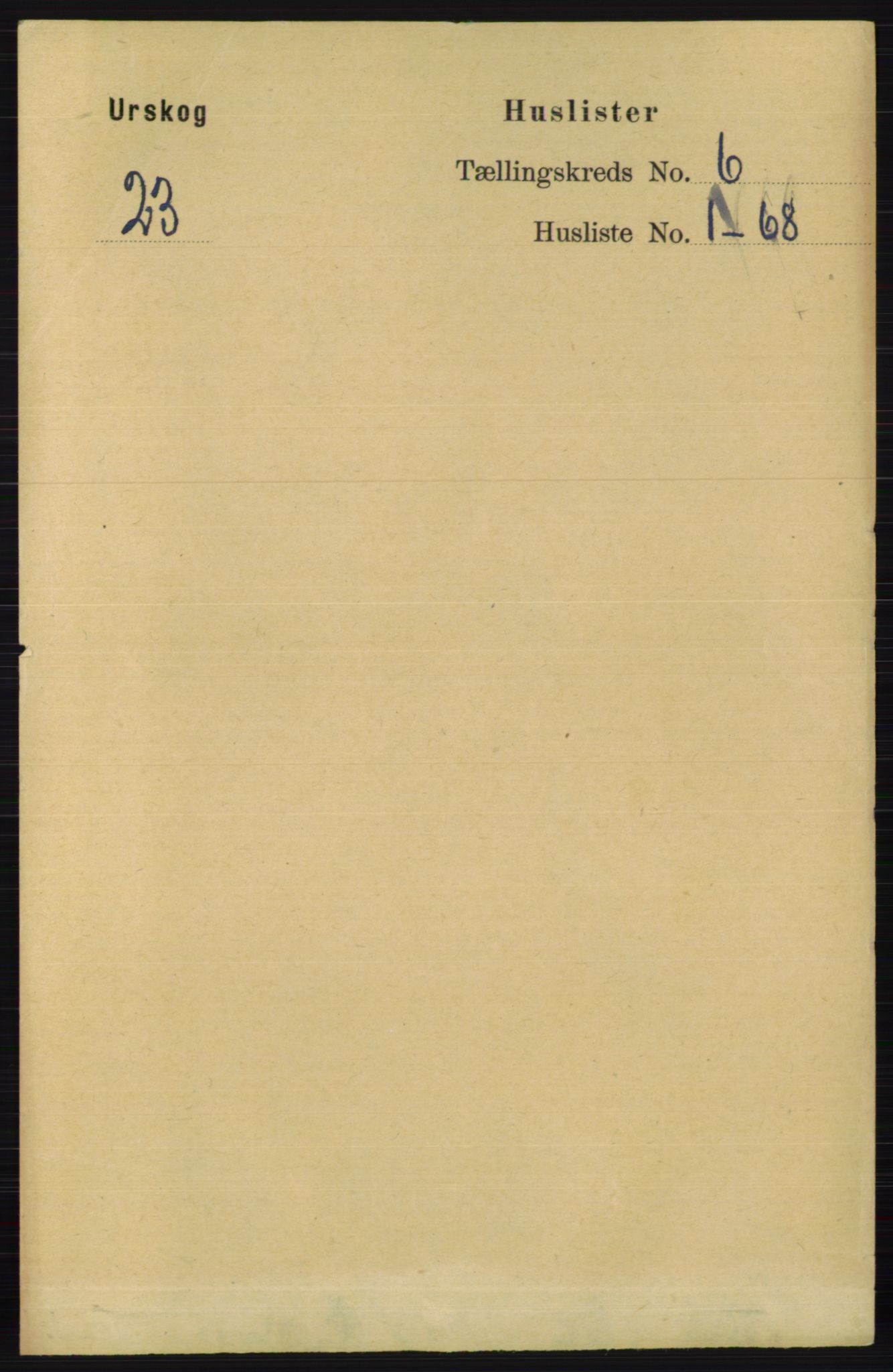RA, 1891 census for 0224 Aurskog, 1891, p. 2665