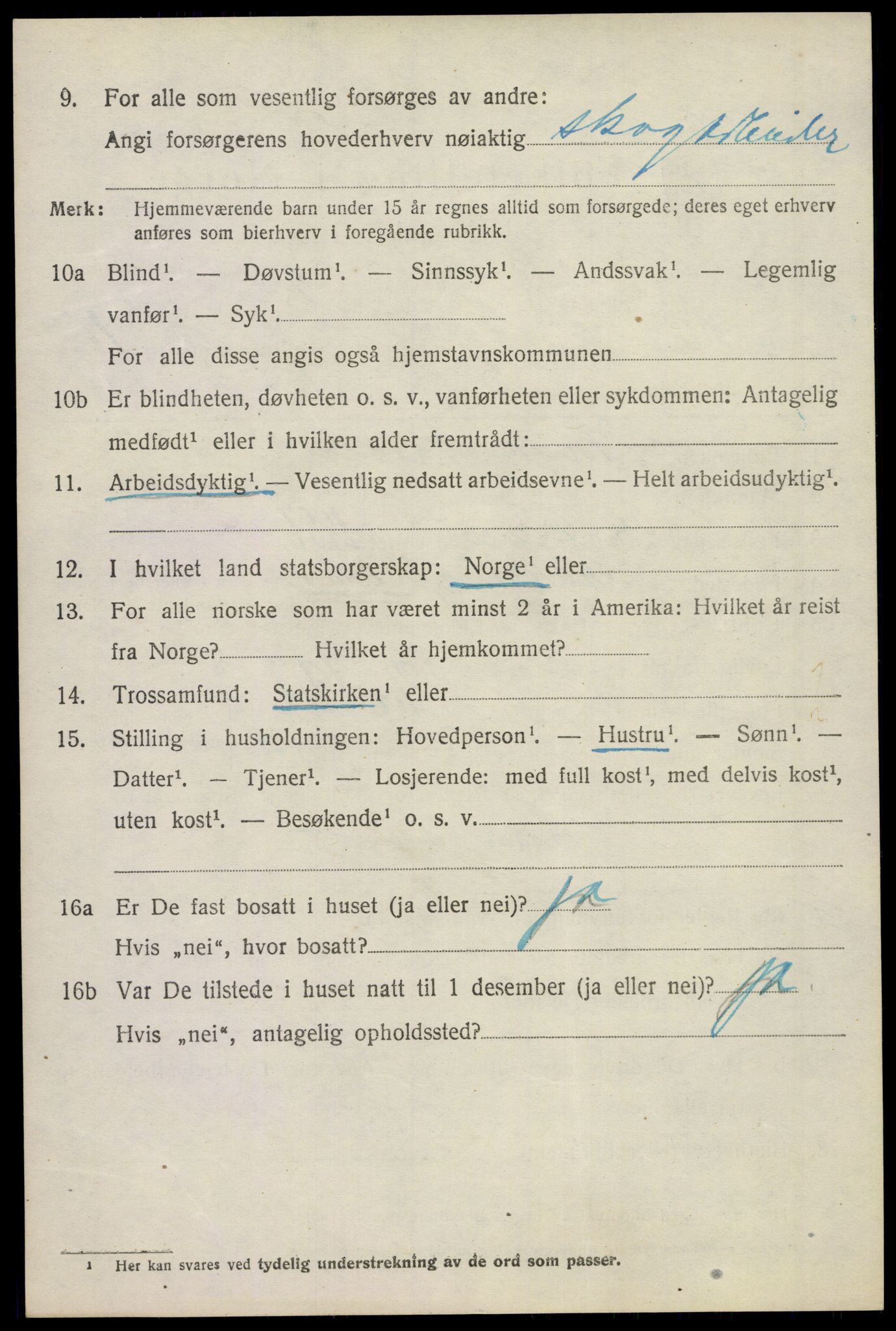 SAKO, 1920 census for Andebu, 1920, p. 4105